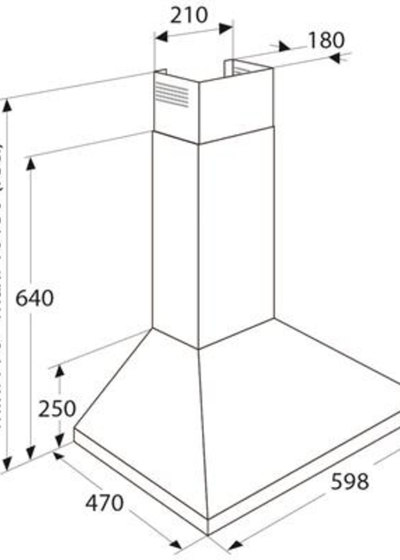 Etna AP360ZT Wandschouw Afzuigkap