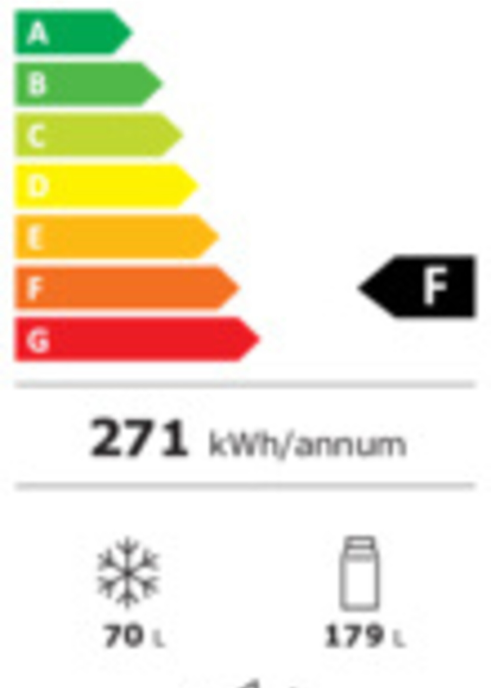 Etna KCS1178 Koelkast inbouw nis ± 178 cm