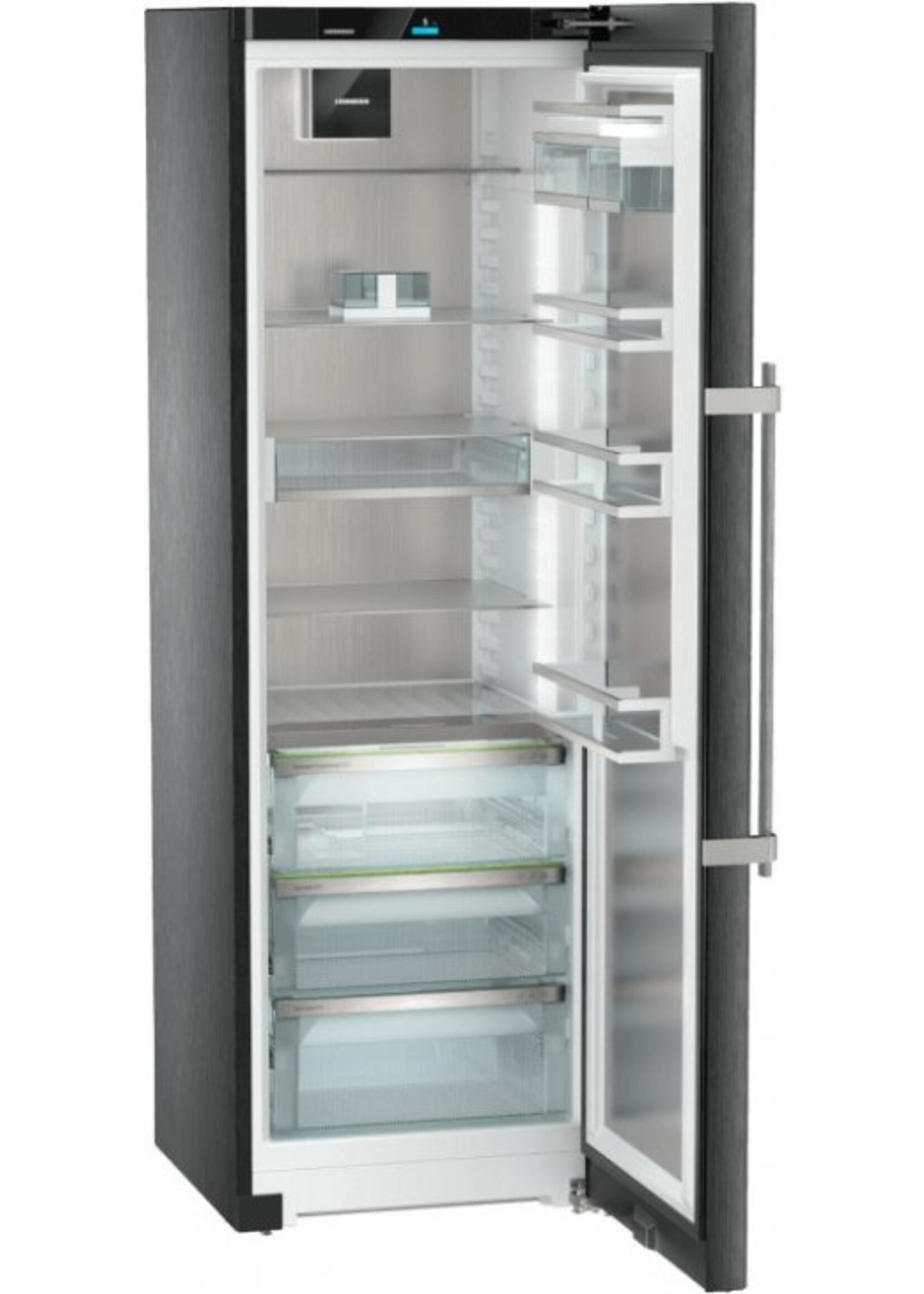 Liebherr SRBbsd529i Vrijstaande koelkast Black Steel