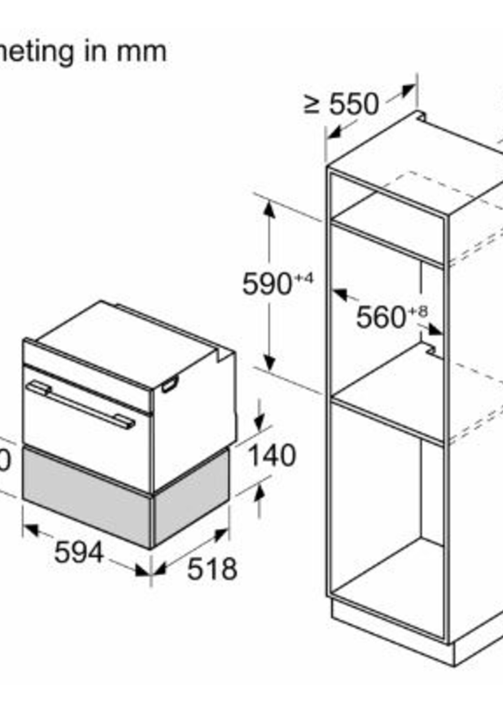 Siemens BI910C1B1 IQ700 studioLine Warmhoudlade