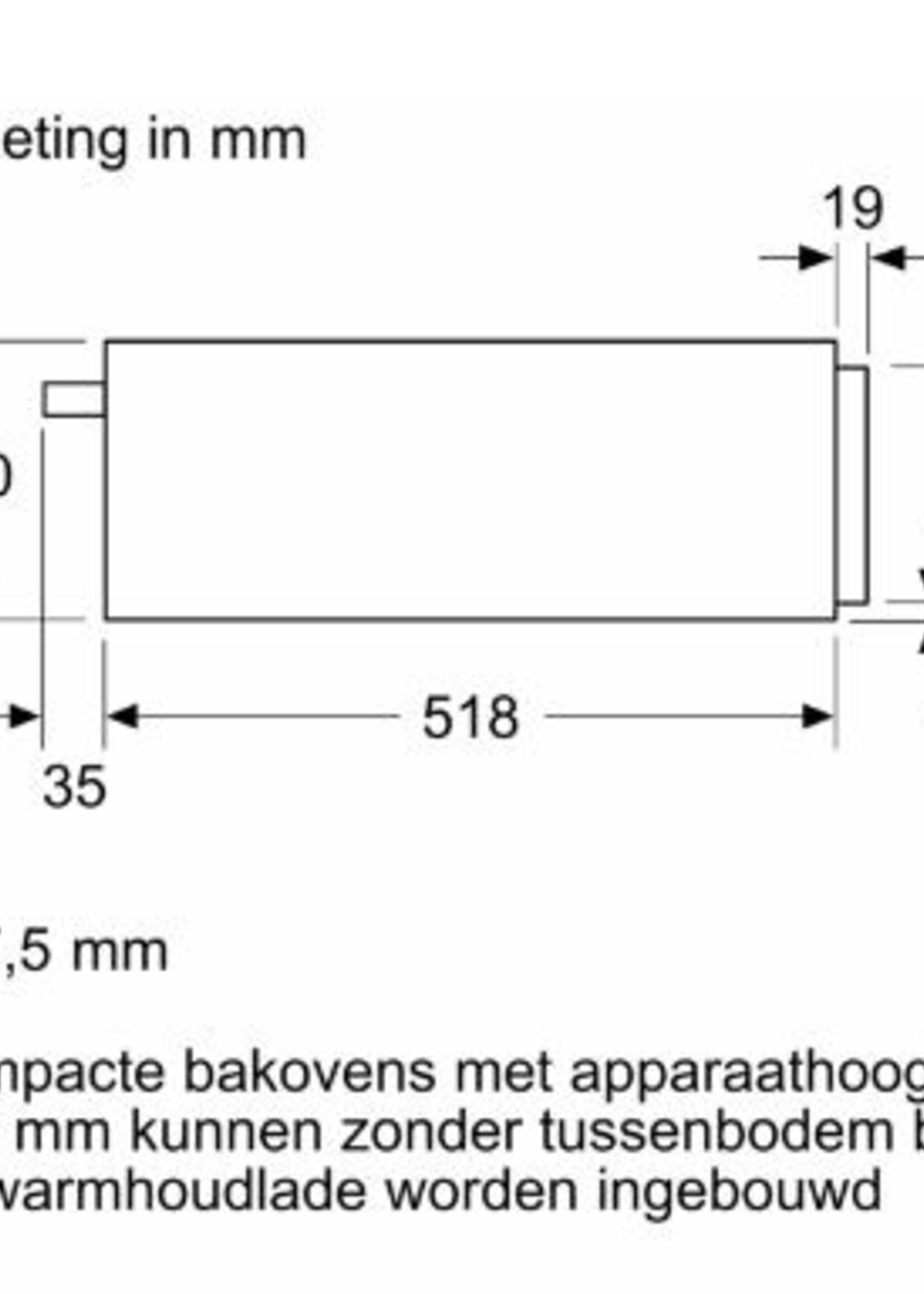 Siemens BI910C1B1 IQ700 studioLine Warmhoudlade