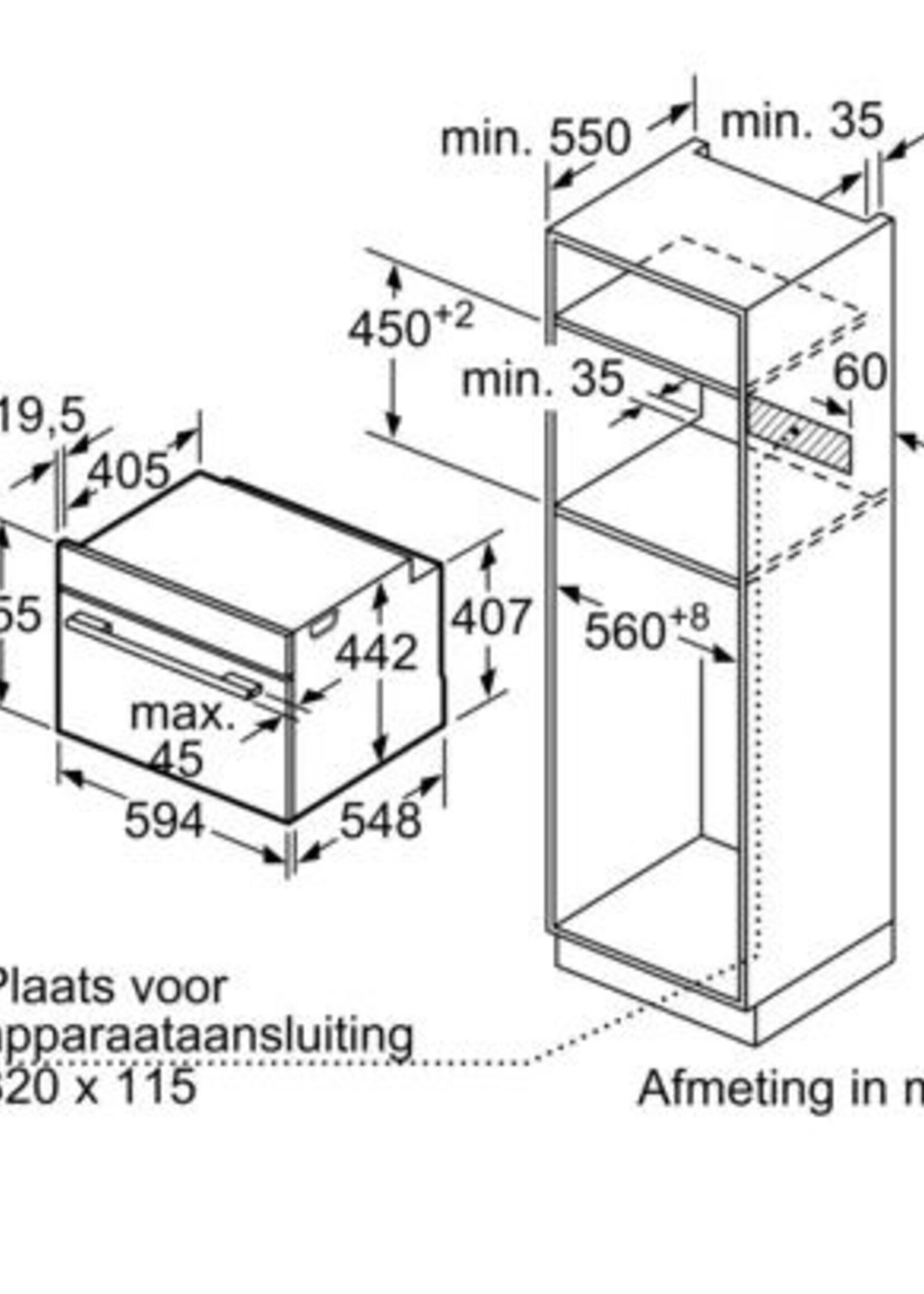 Siemens CM978GNB1 IQ700 studioLine Oven met magnetron