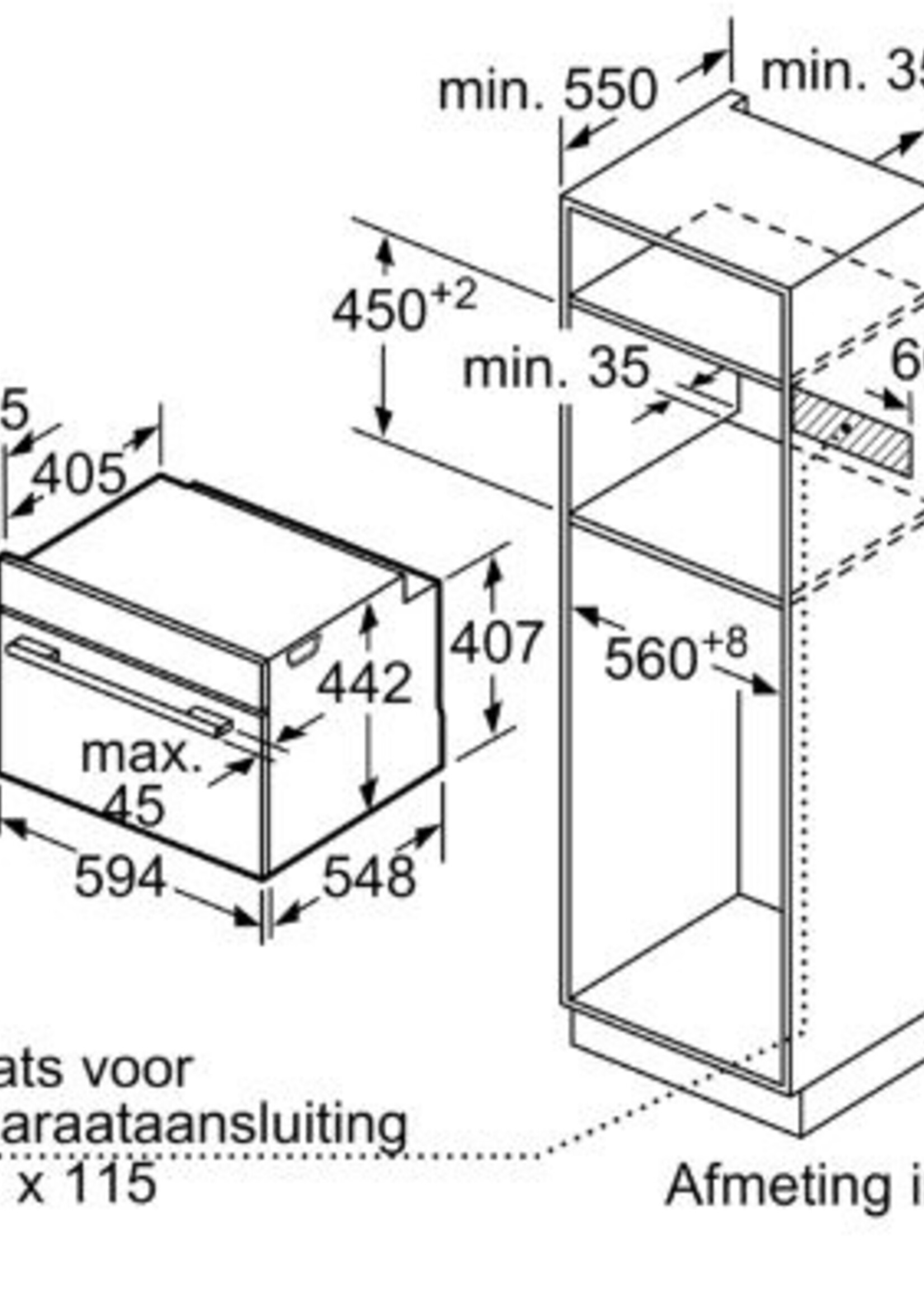 Siemens CM976GKB1 IQ700 studioLine Oven met magnetron