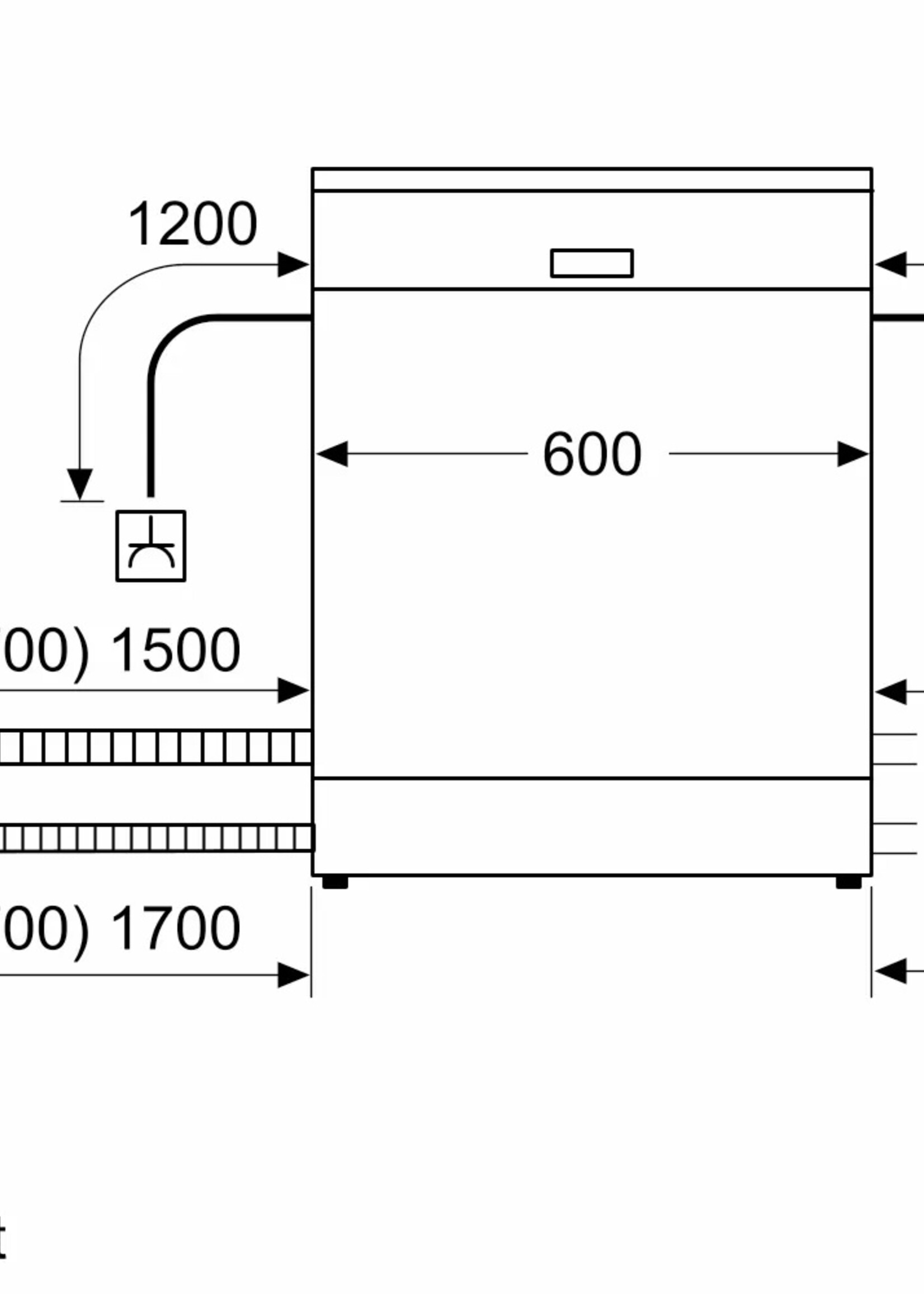 Siemens SX65ZX49CN Geïntegreerde vaatwasser - 60 cm