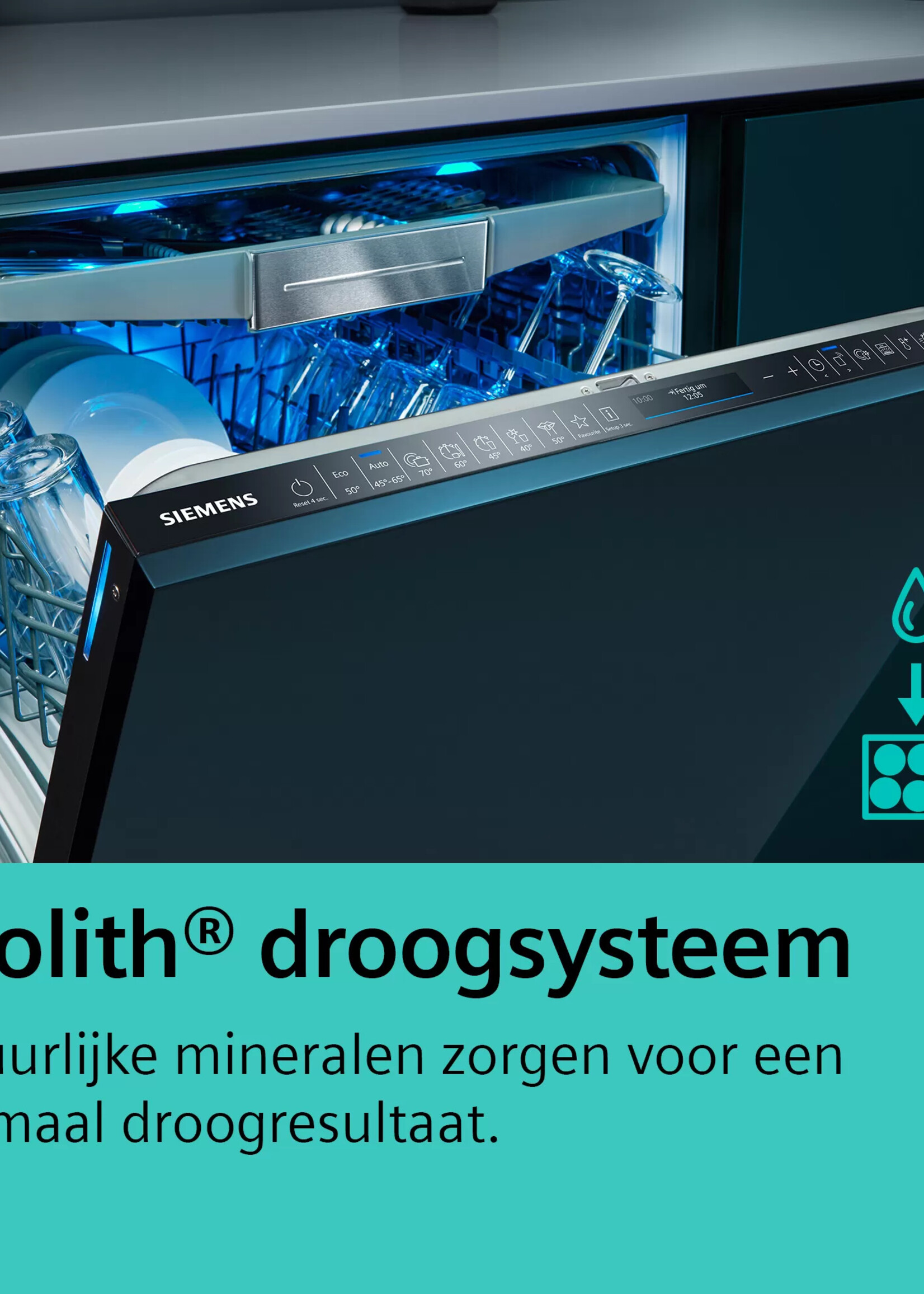 Siemens SX65ZX49CN Geïntegreerde vaatwasser - 60 cm