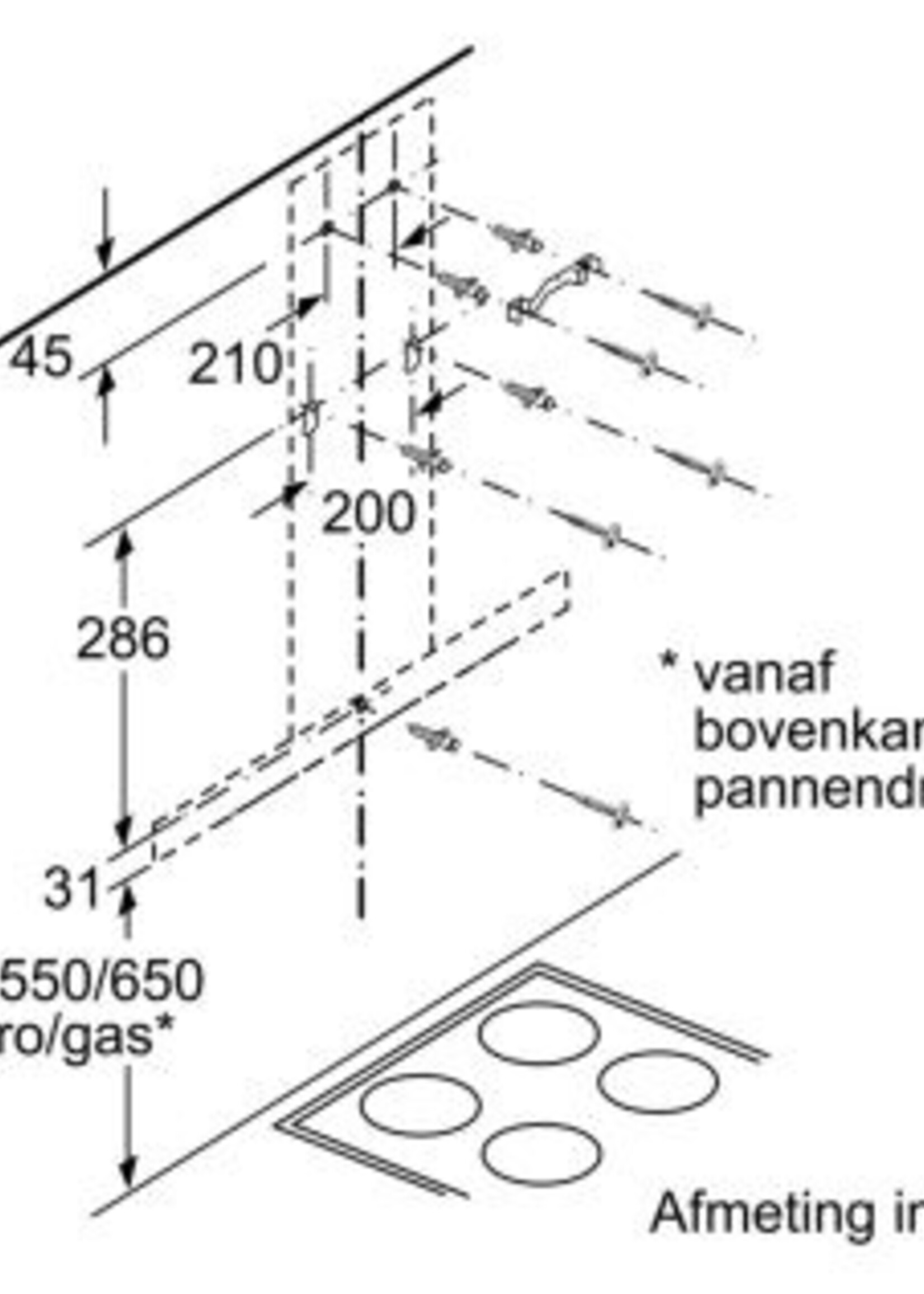 Bosch DWB96BC60 accent line Serie 2 Zwarte afzuigkap 90 cm