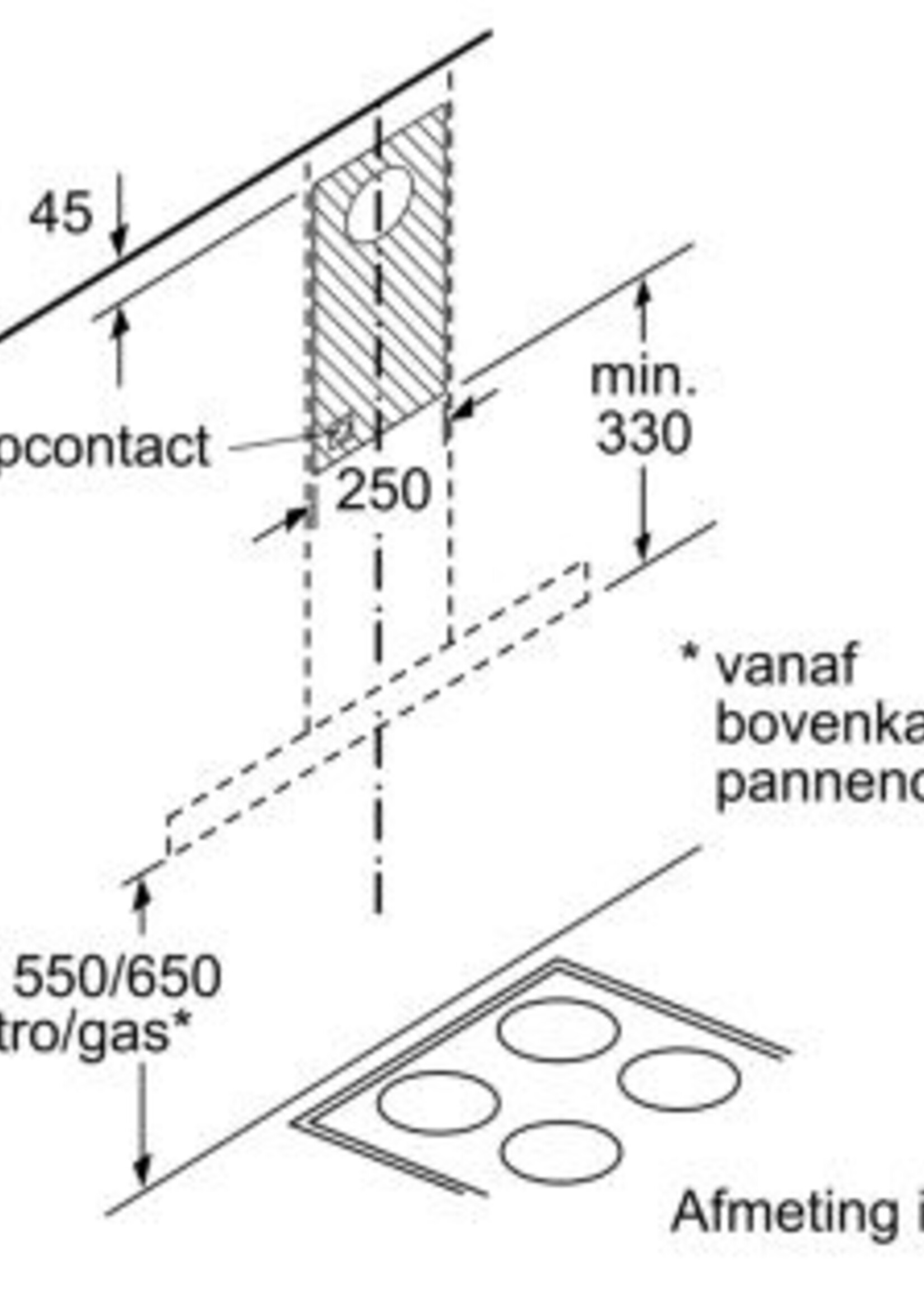 Bosch DWB96BC60 accent line Serie 2 Zwarte afzuigkap 90 cm