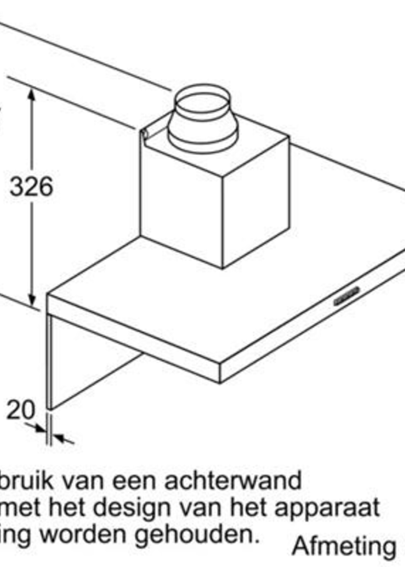 Bosch DWB96DM65 accent line Serie 4 Zwarte afzuigkap 90 cm