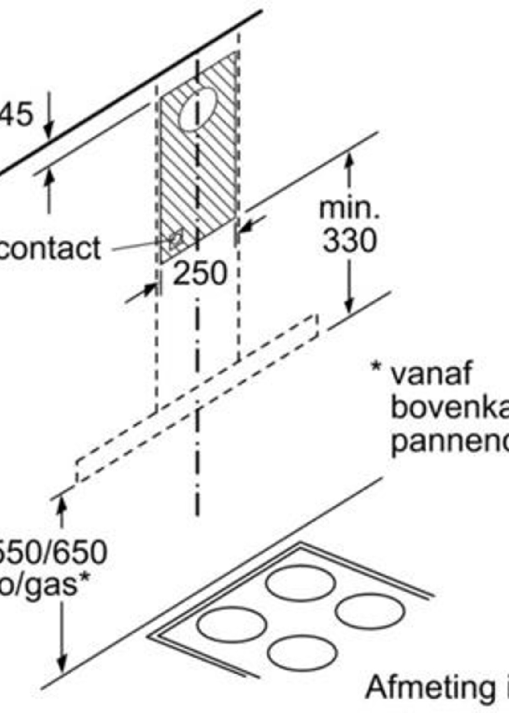 Bosch DWB96DM65 accent line Serie 4 Zwarte afzuigkap 90 cm