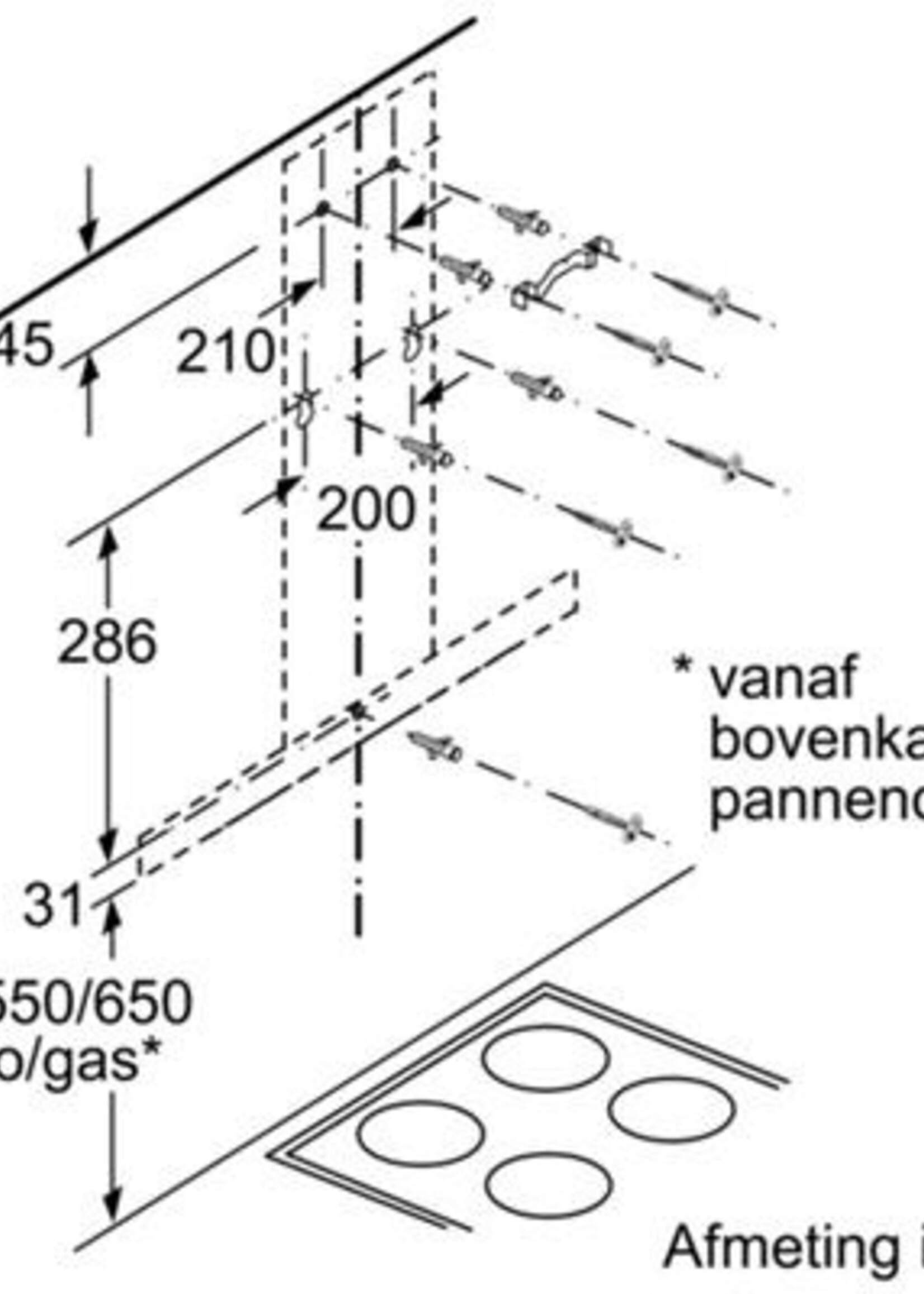 Bosch DWB96DM65 accent line Serie 4 Zwarte afzuigkap 90 cm