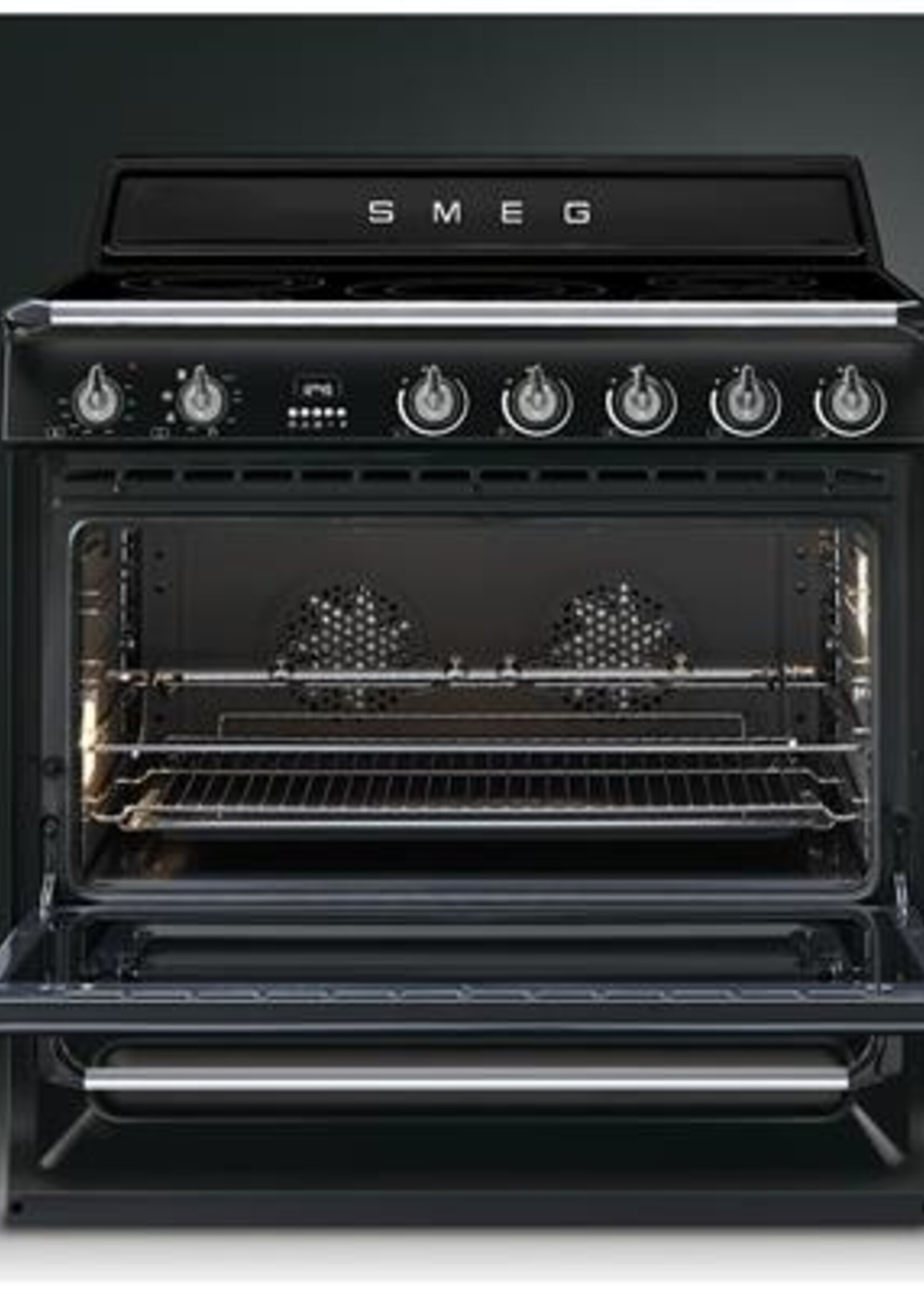Smeg TR90IBL2 Inductie Fornuis 90 CM