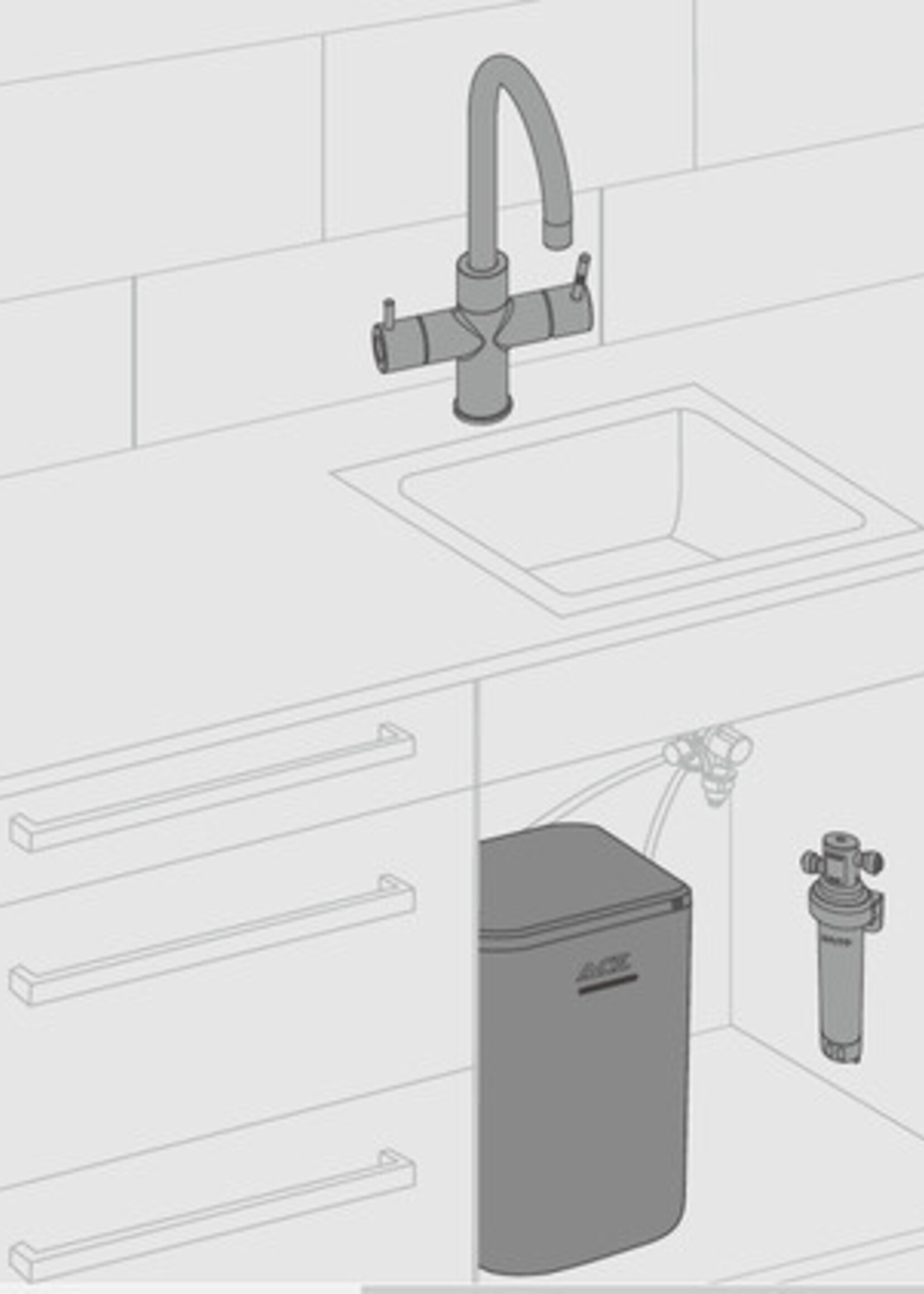 Unito Lava | 3-in-1 Cosmos Rond Chroom 8 Liter