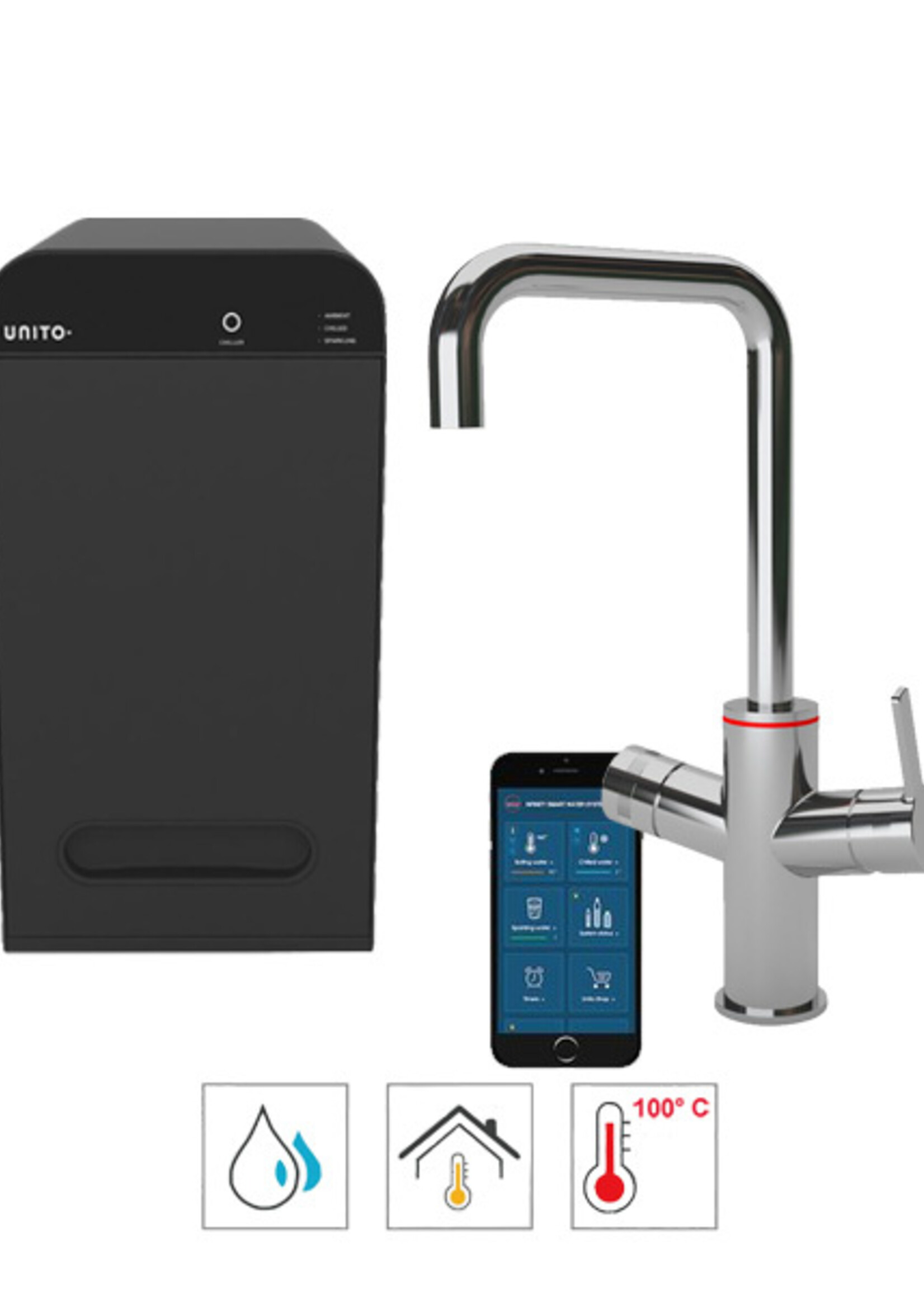 Unito Lava 3-in-1 Universe Haaks RVS 8 Liter