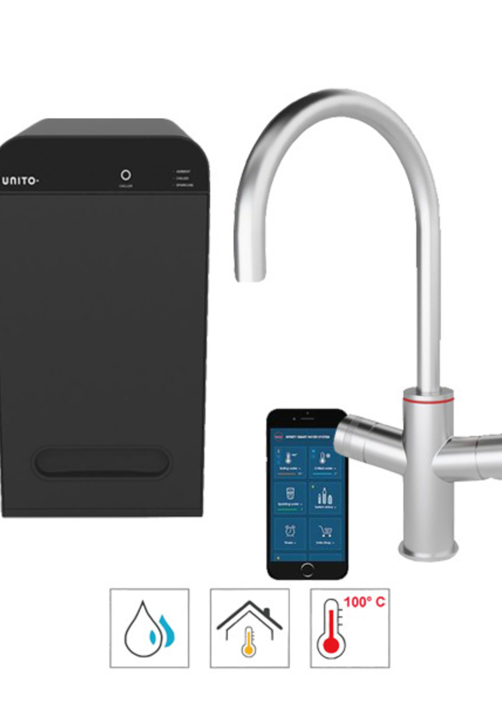 Unito Lava | 3-in-1 Universe Rond RVS 8 Liter