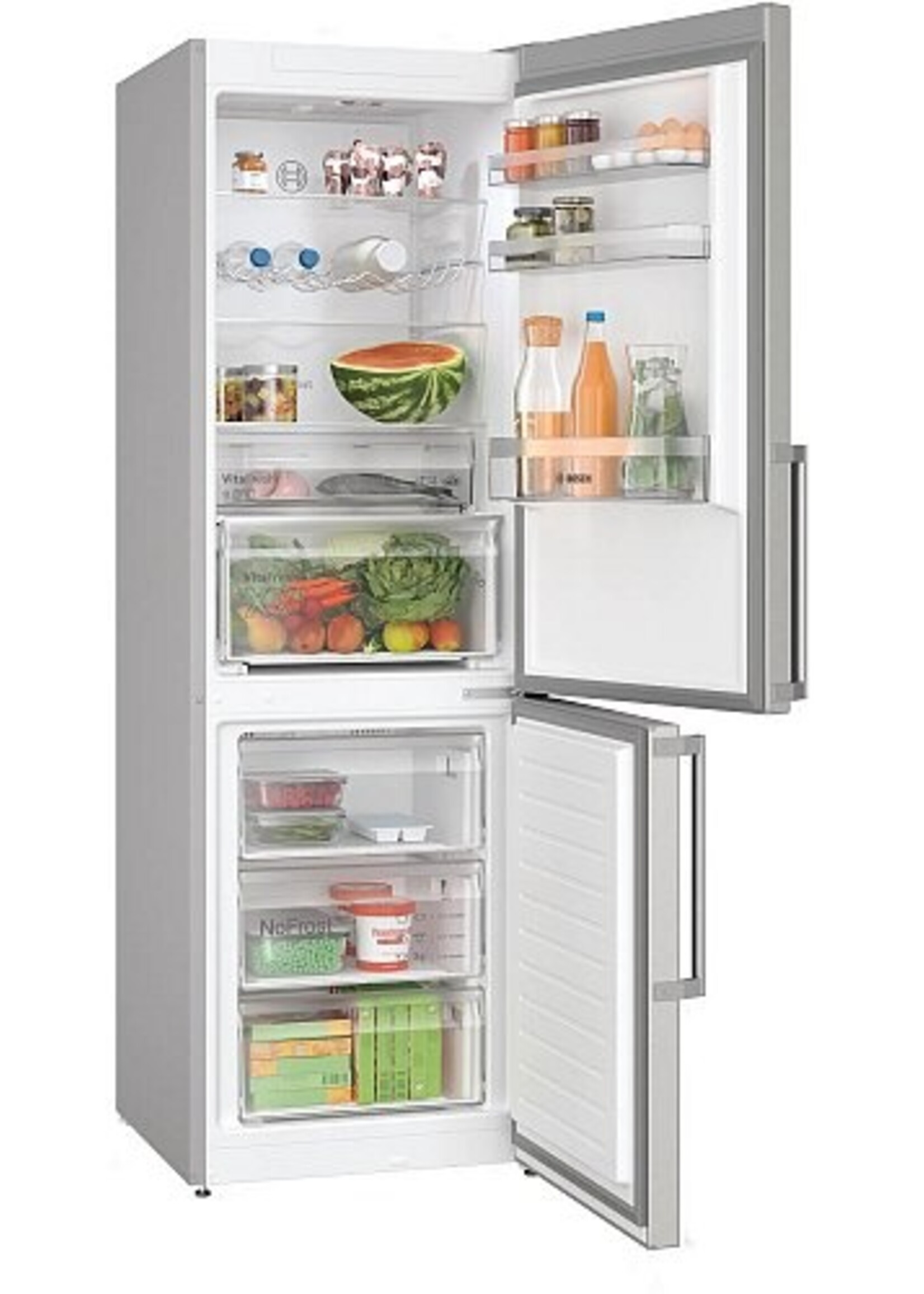 Bosch KGN367ICT  Koelkast RVS 186 cm