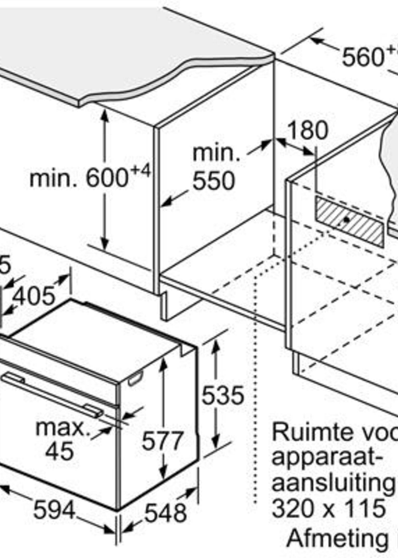 Bosch HSG958DB1 accent line Serie 8 Oven met stoom