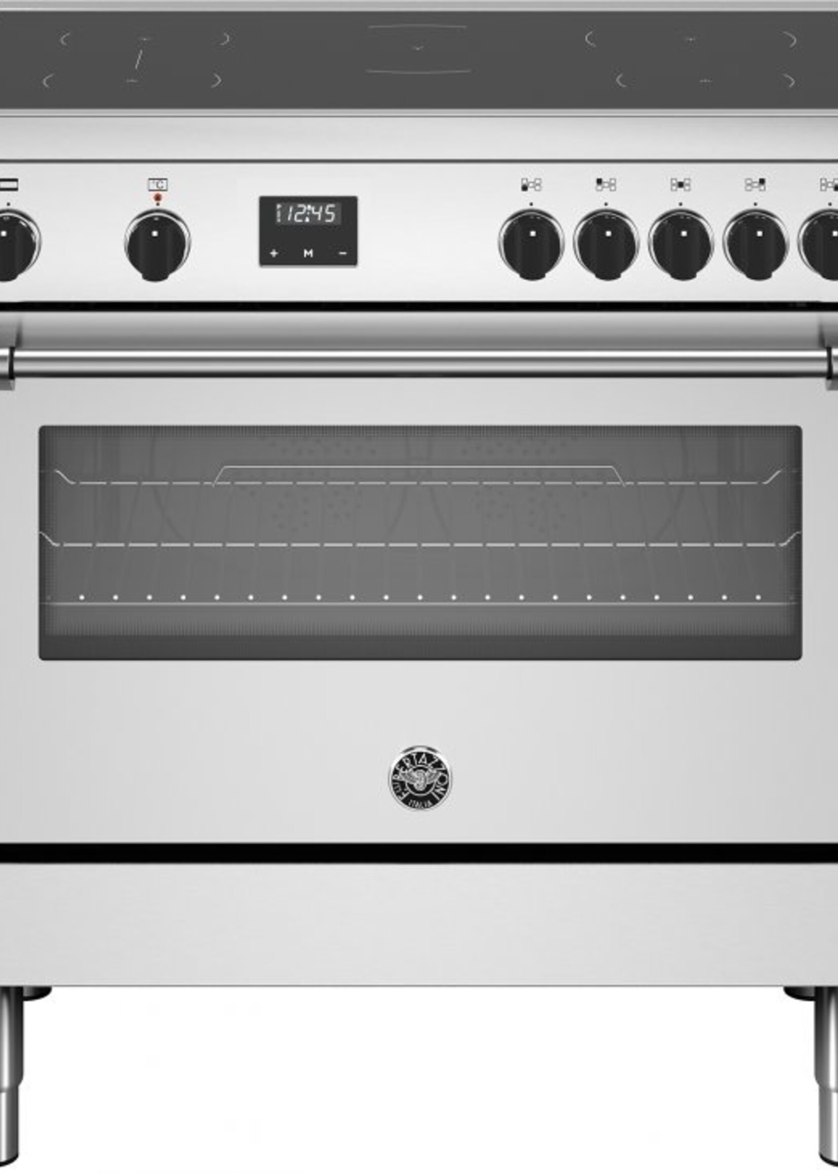 Bertazzoni MPL95I1EXC Inductie fornuis 5 zones RVS