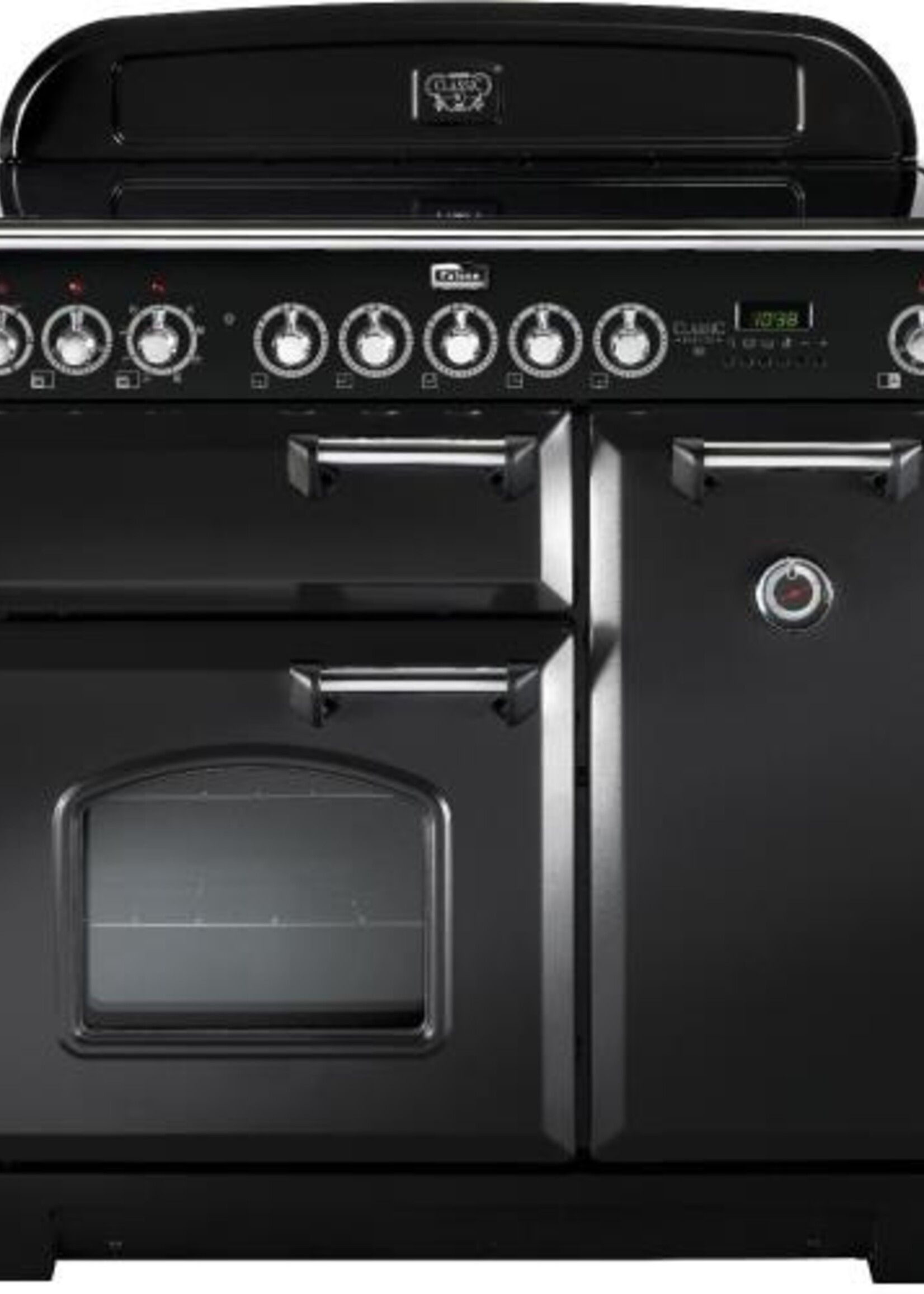 Falcon Classic Deluxe 90 Charcoal Black Chroom Inductie