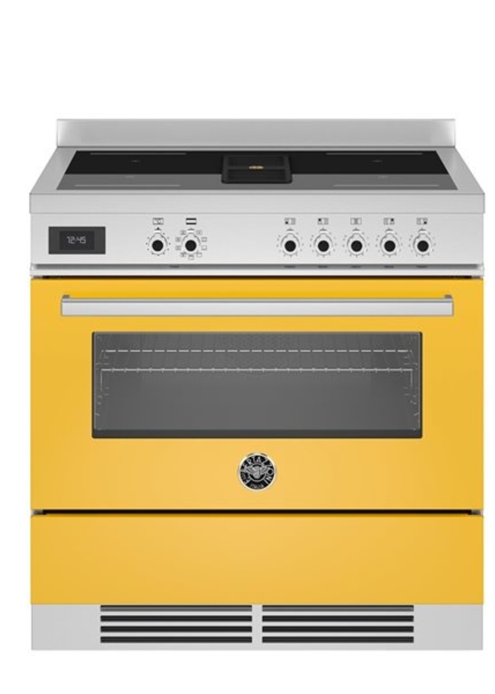 Bertazzoni Air-Tec inductie fornuis met werkbladafzuiging 90 cm