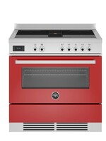 Bertazzoni Air-Tec inductie fornuis met werkbladafzuiging 90 cm