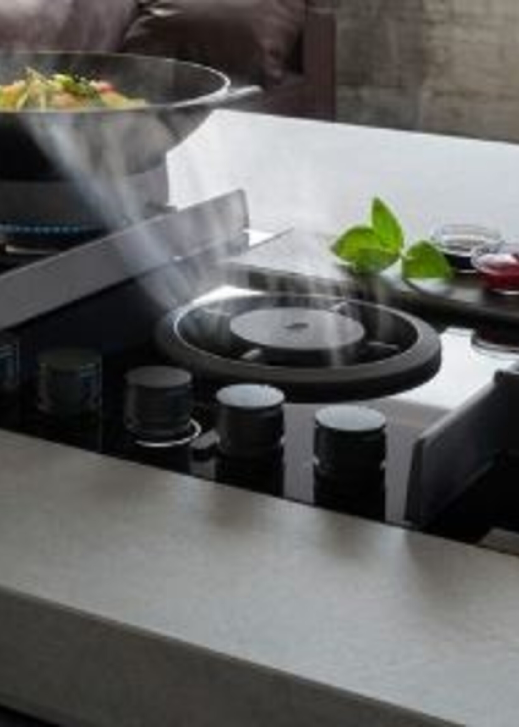 NIKOLATESLA PRF0147741A Gas kookplaat met afzuiging 88 cm