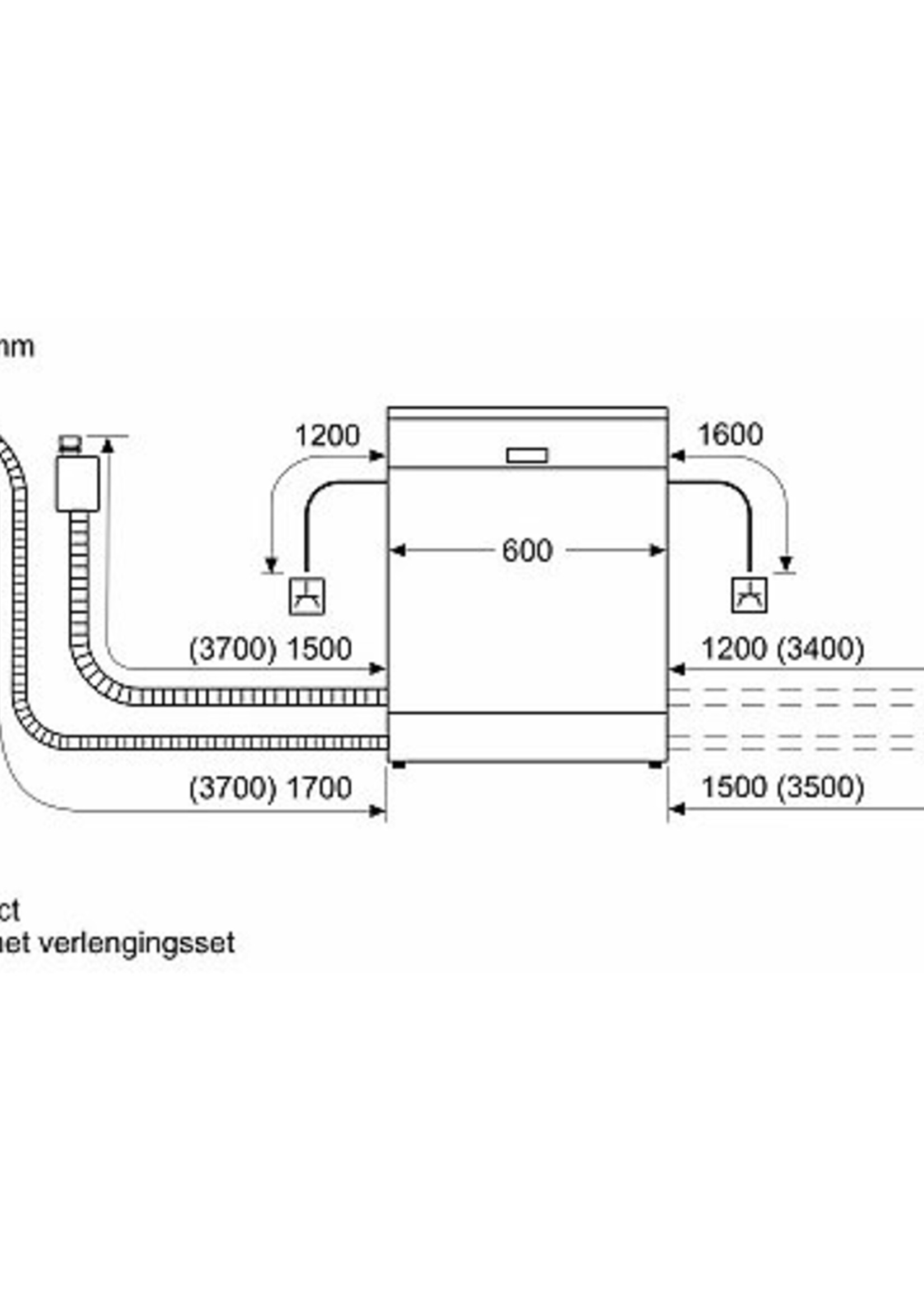 Siemens SE63HX60CE Volledig geintegreerde Vaatwasser