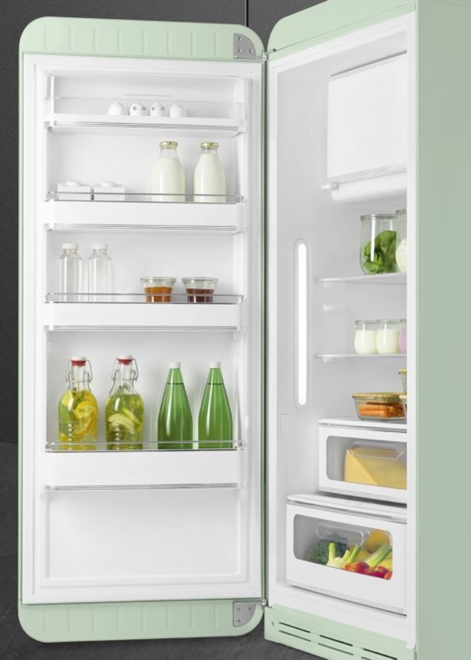 Smeg FAB28LPG5 Koelkast Retro jaren 50
