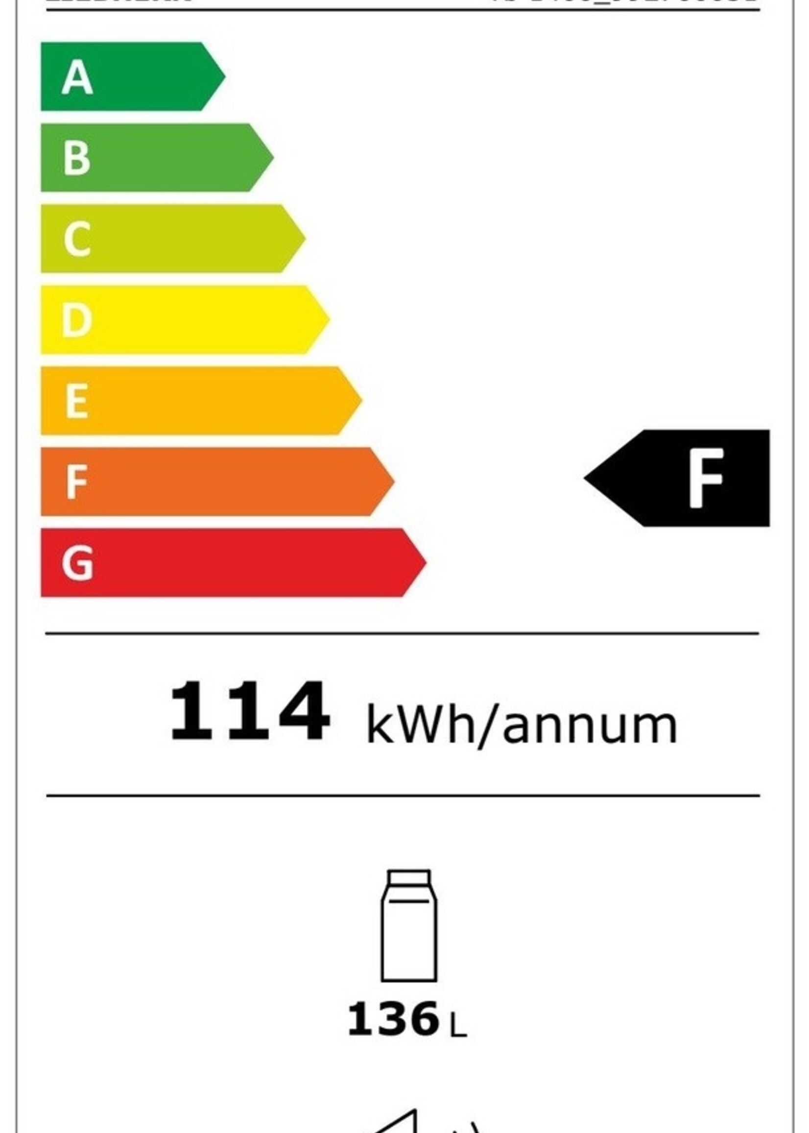 Liebherr TB1400-21 vrijstaande koelkast