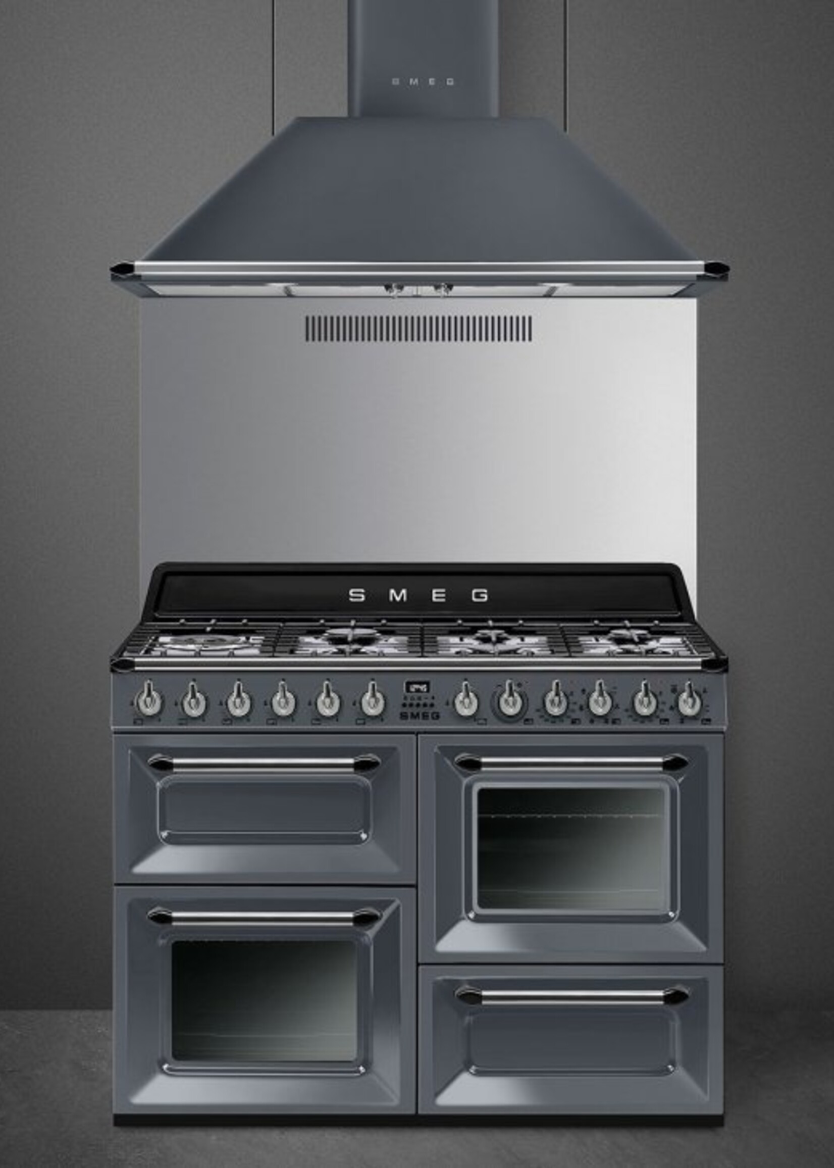 Smeg TR4110IGR Inductie Fornuis 110 cm
