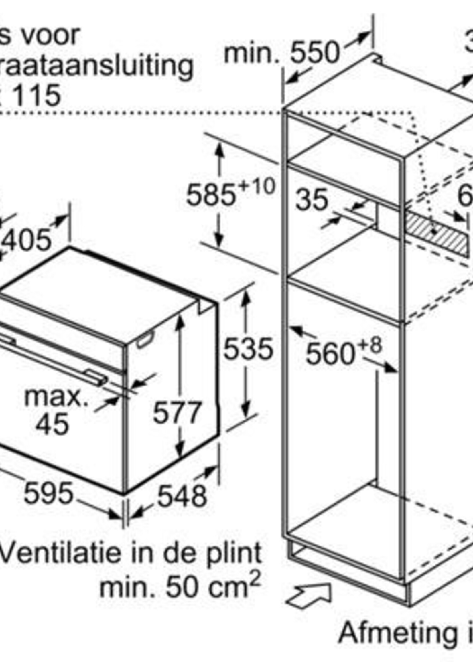 Siemens HN878G4B0 studioLine combi-magnetron met pulsesteam
