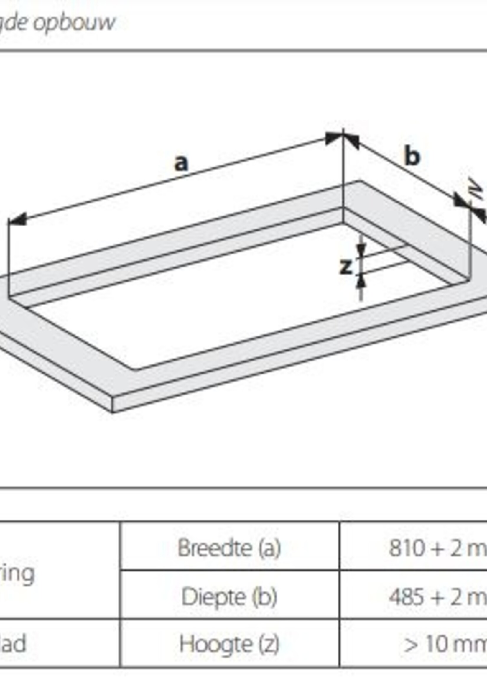 Berbel BKA 83 DLC  Downline Compact kookplaat met afzuiging 83 cm