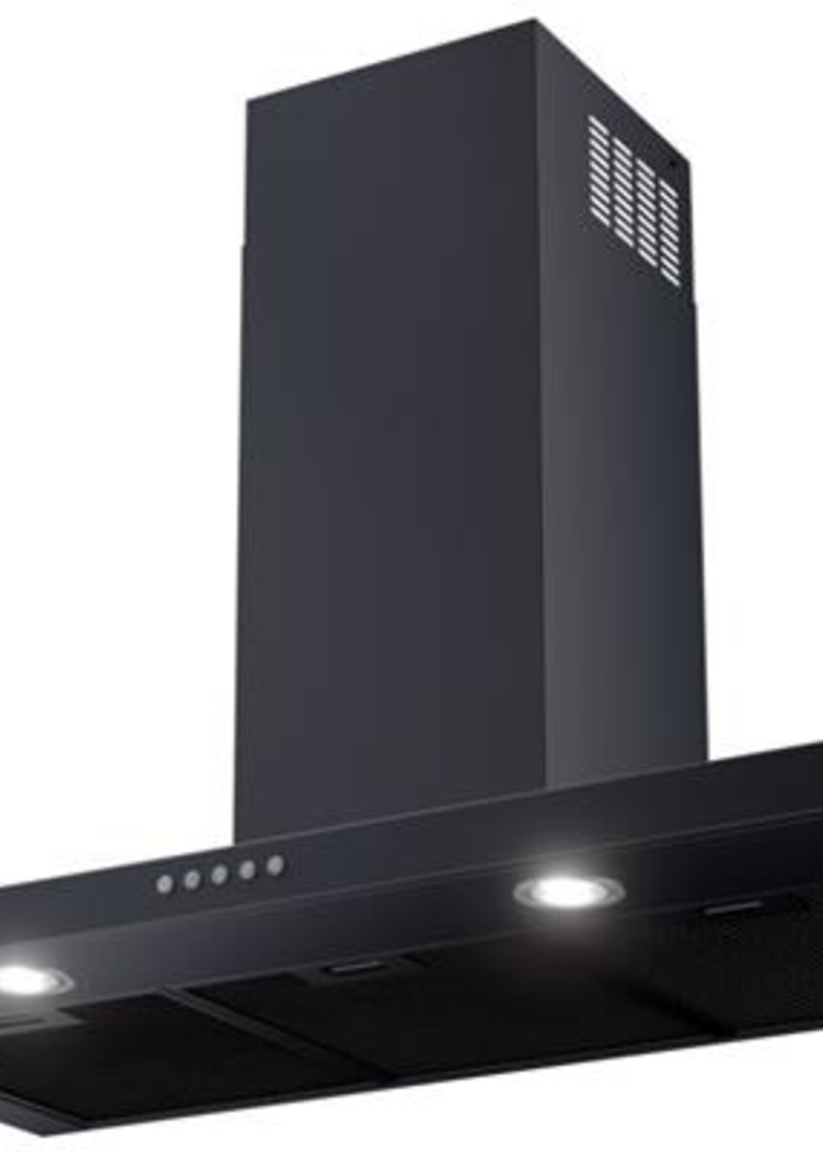 Etna AB691ZT wandschouw 90cm zwart