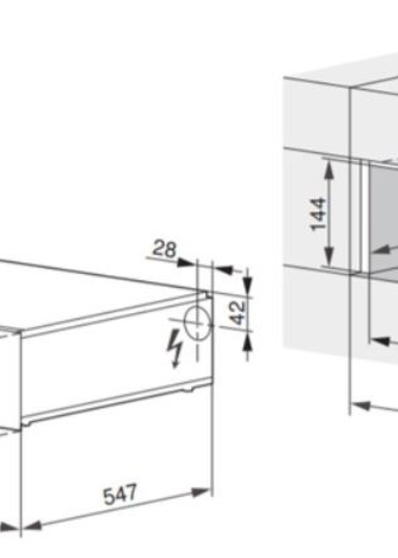 V-ZUG VacuDrawer V6000 14 Inbouw Vacumeerlade Platinum