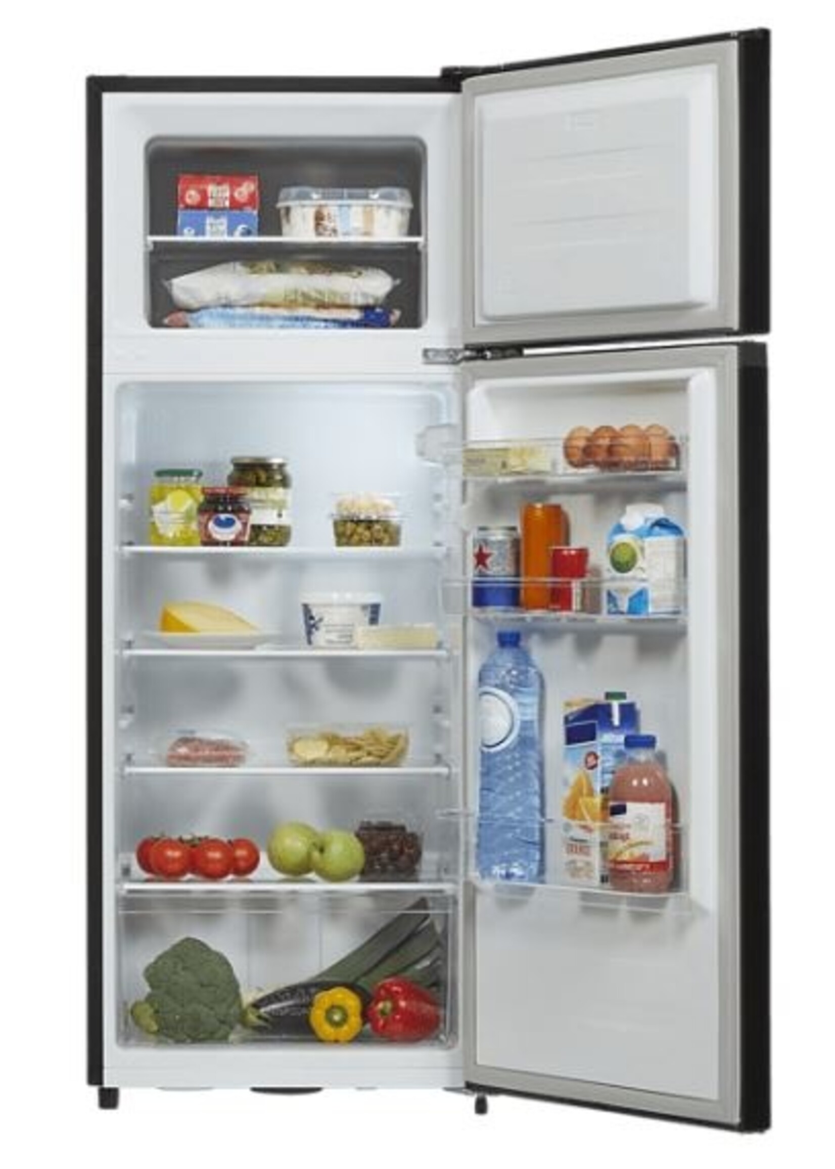 Etna KDV156ZWA Vrijstaande koelkast/vries combi 143 cm