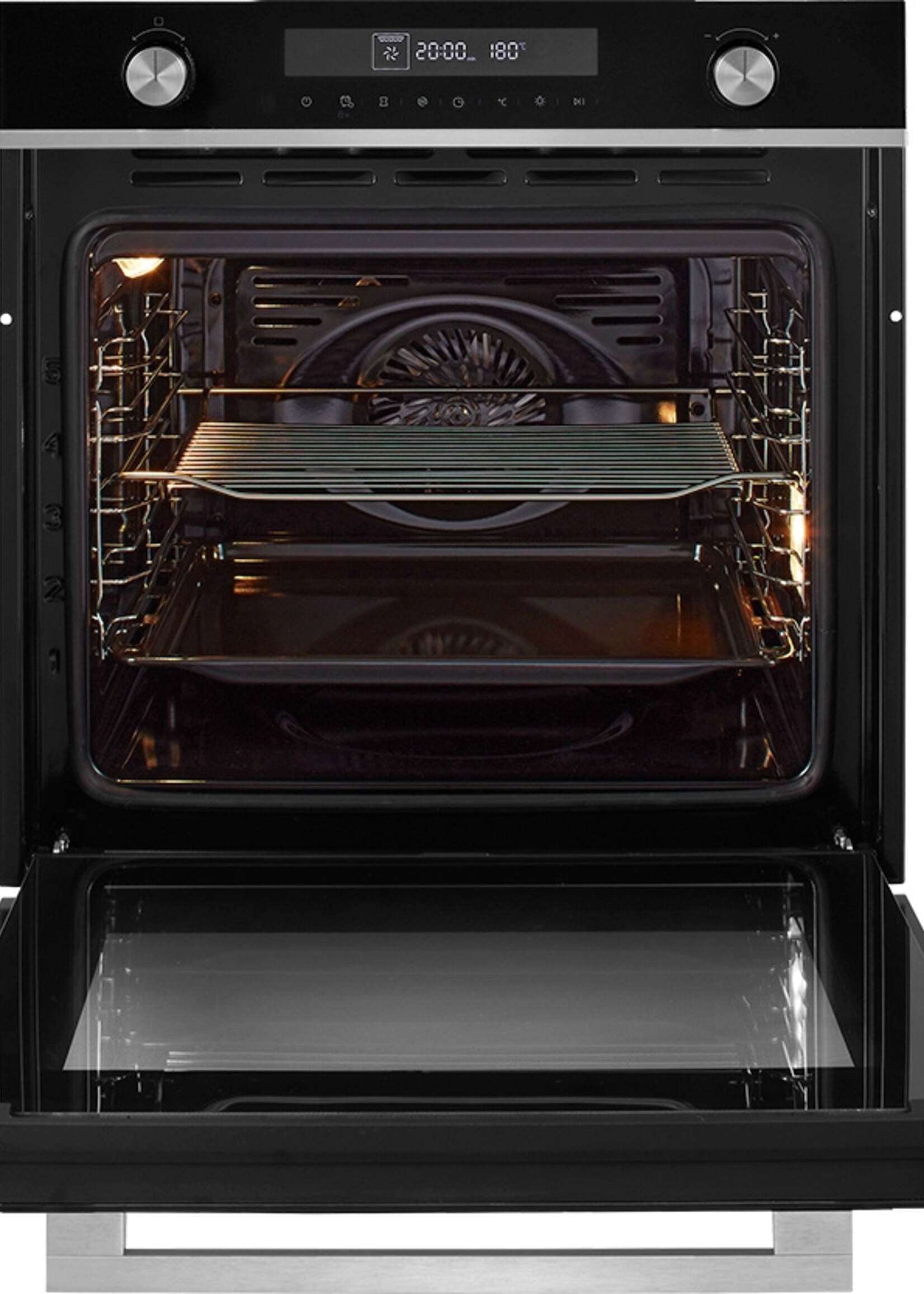 Etna OM470ZT Inbouw oven zwart 60 cm