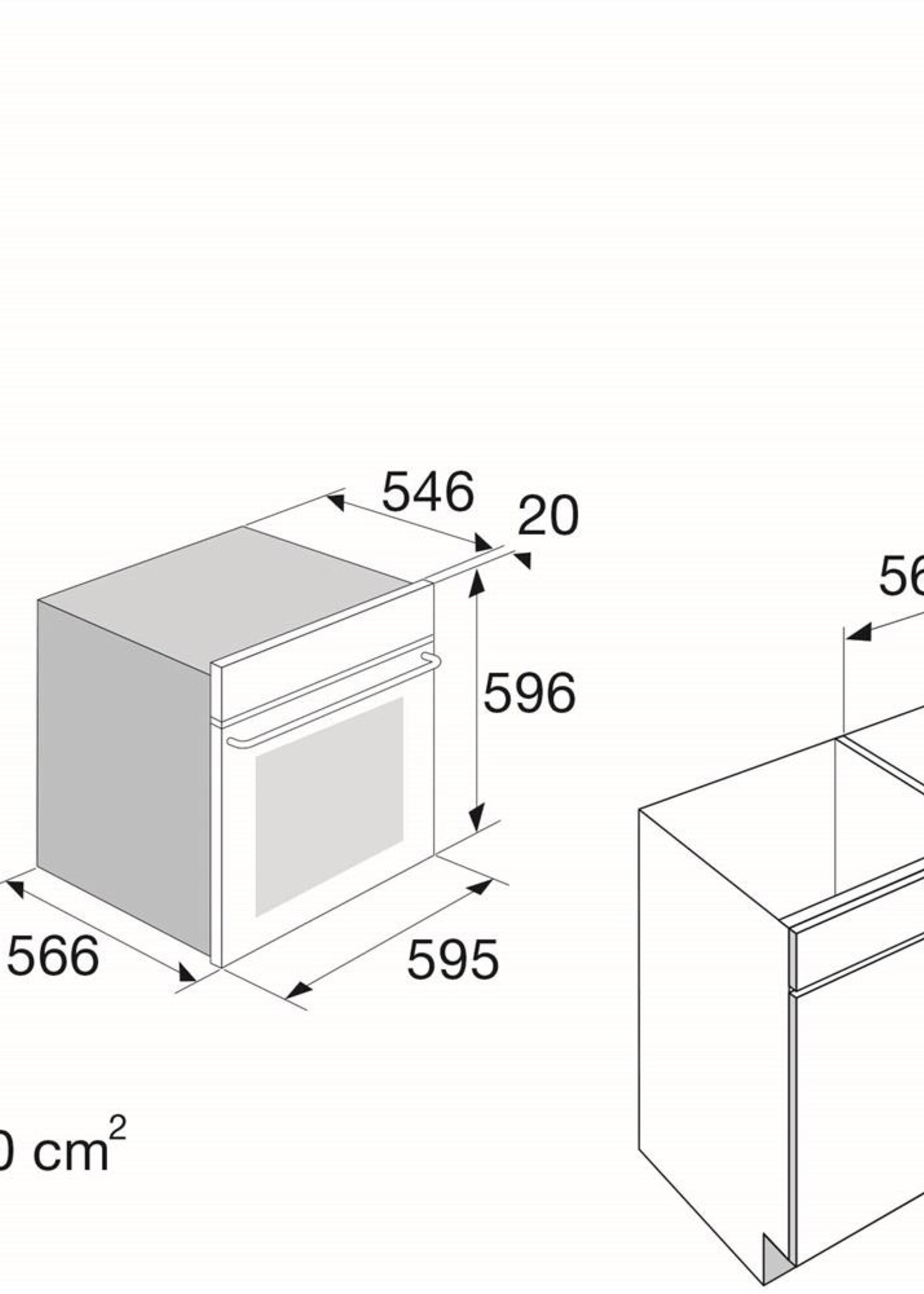 Etna OM470ZT Inbouw oven zwart 60 cm