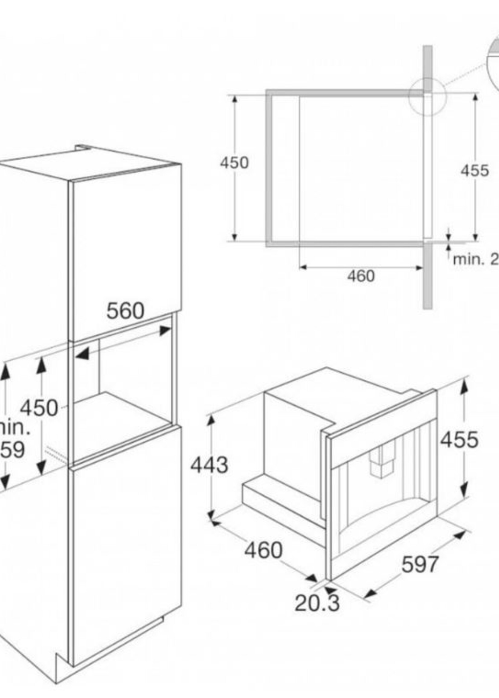 Atag CM4585M Inbouw koffiezetapparaat