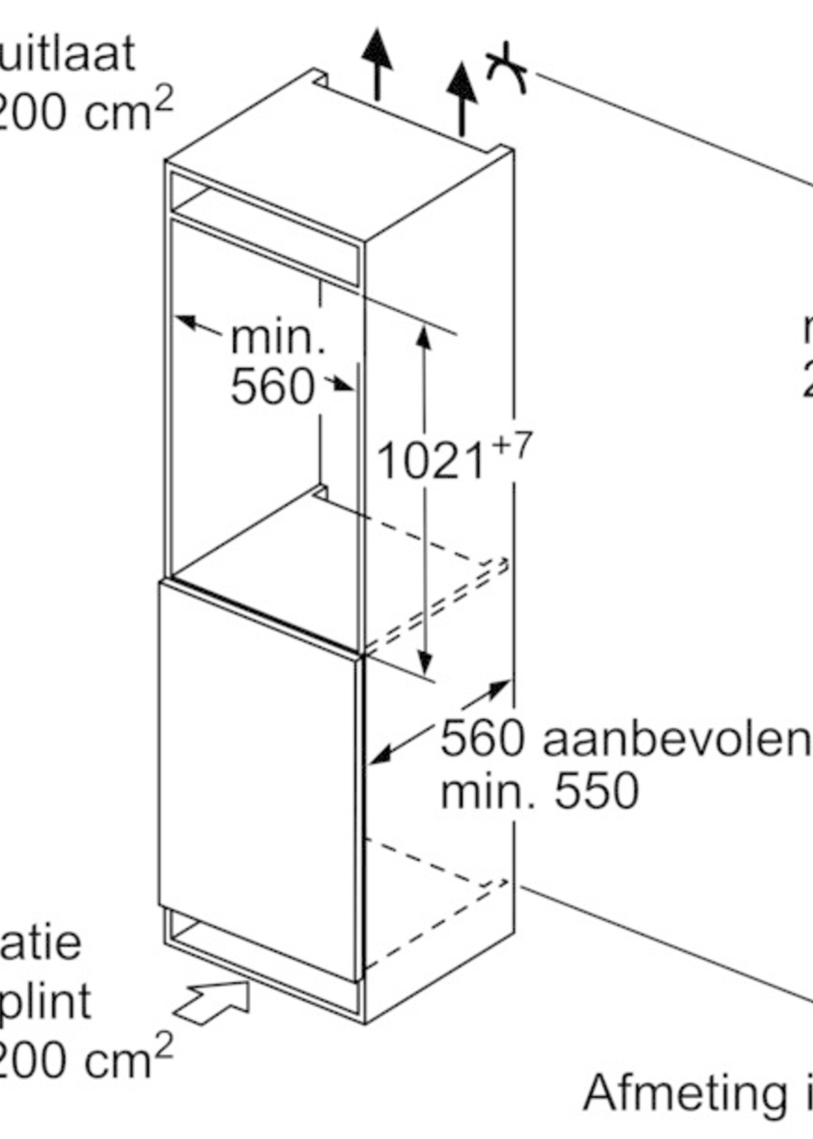 Siemens KI31RNSE0 Inbouw koelkast 102 cm
