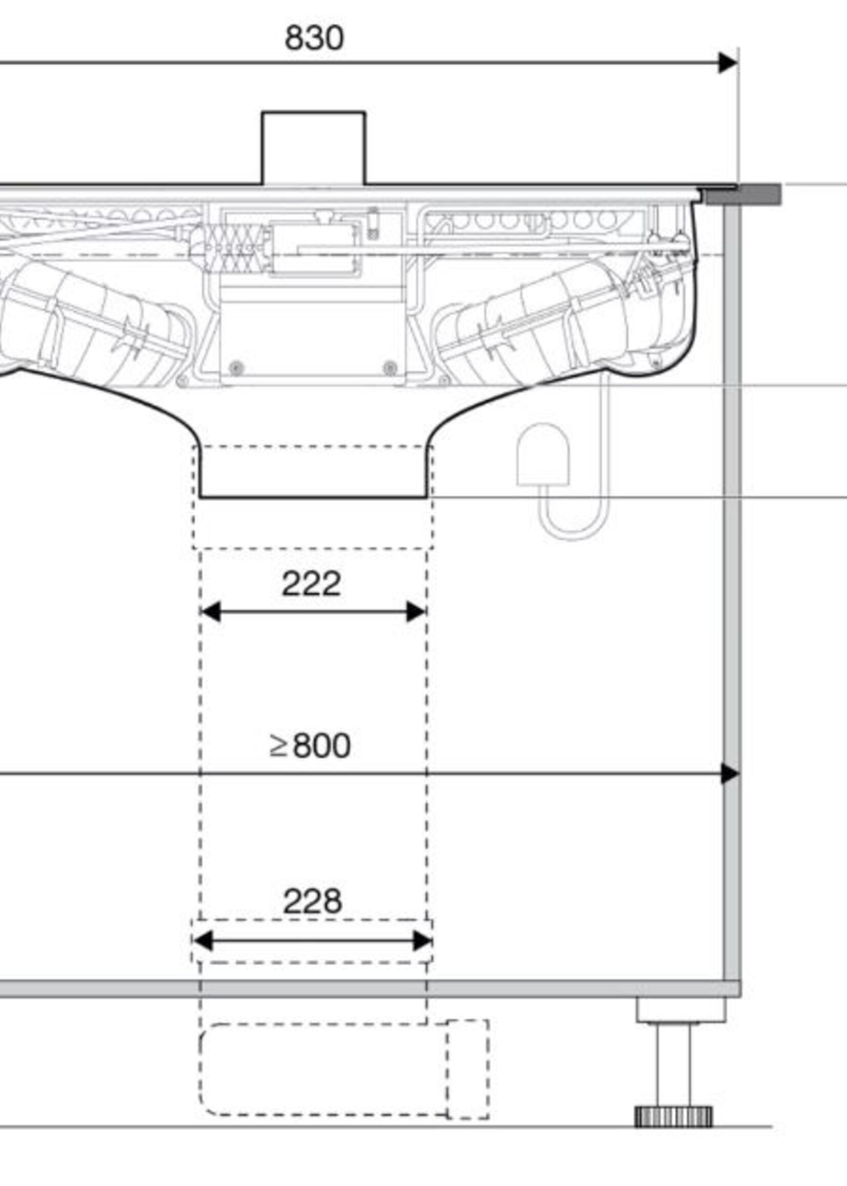 Atag HIDD28472SVI Inductie kookplaat met afzuiging 83 cm