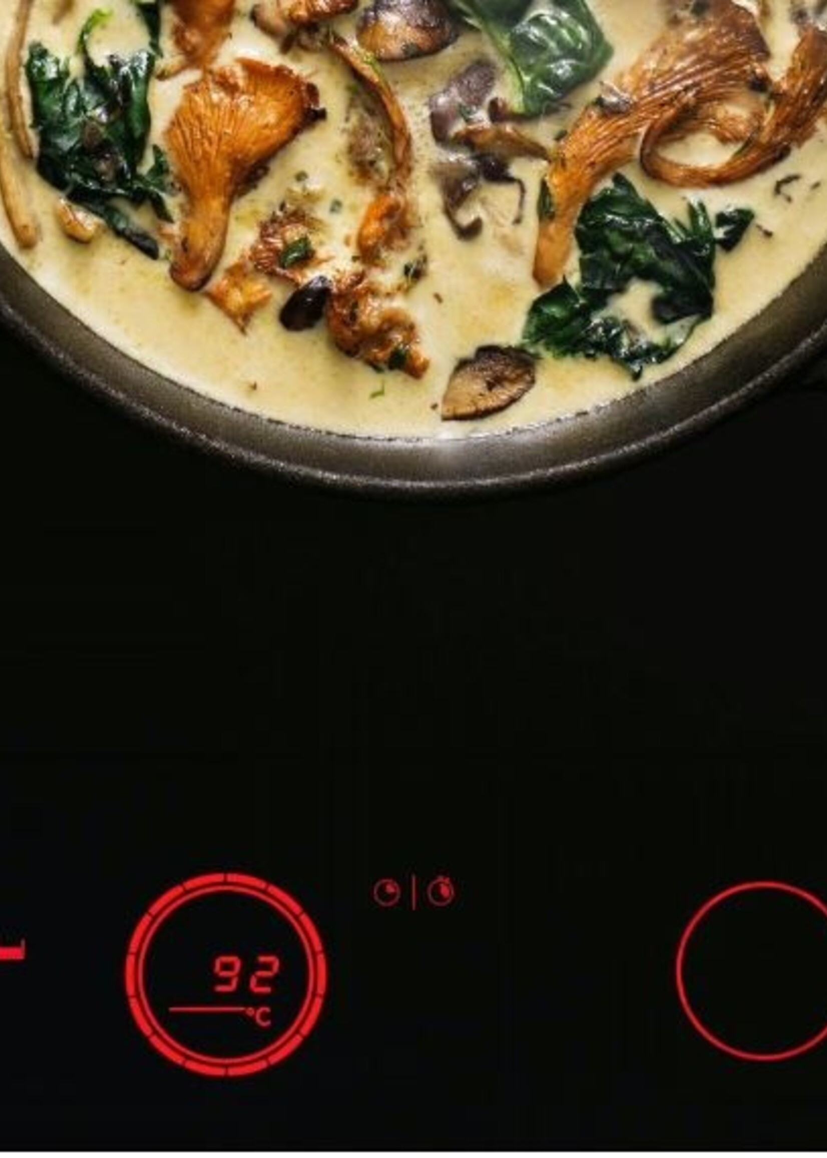 Atag HIDD28472SVI Inductie kookplaat met afzuiging 83 cm