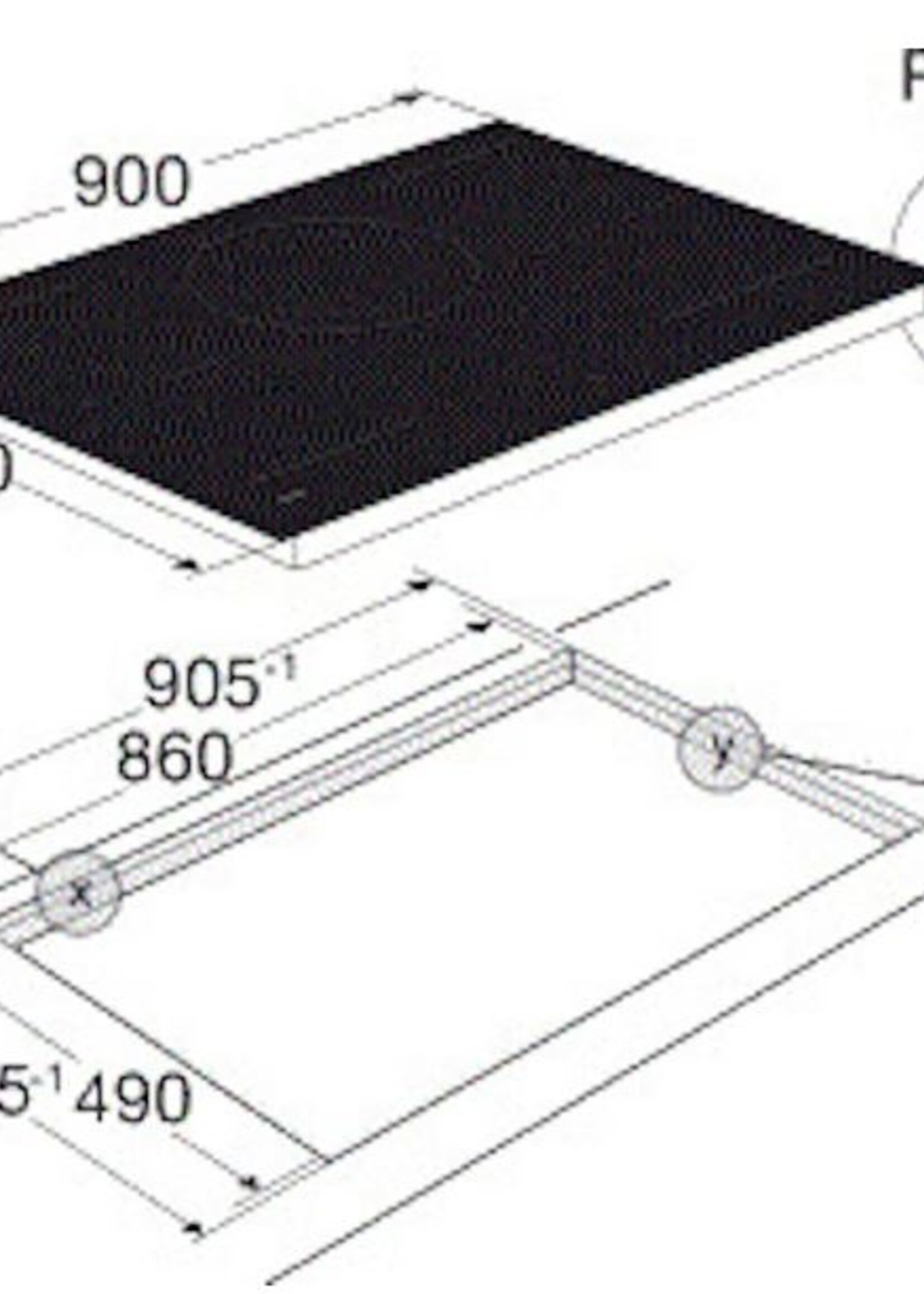 Atag HI29572SVMI Inductie kookplaat 90 cm