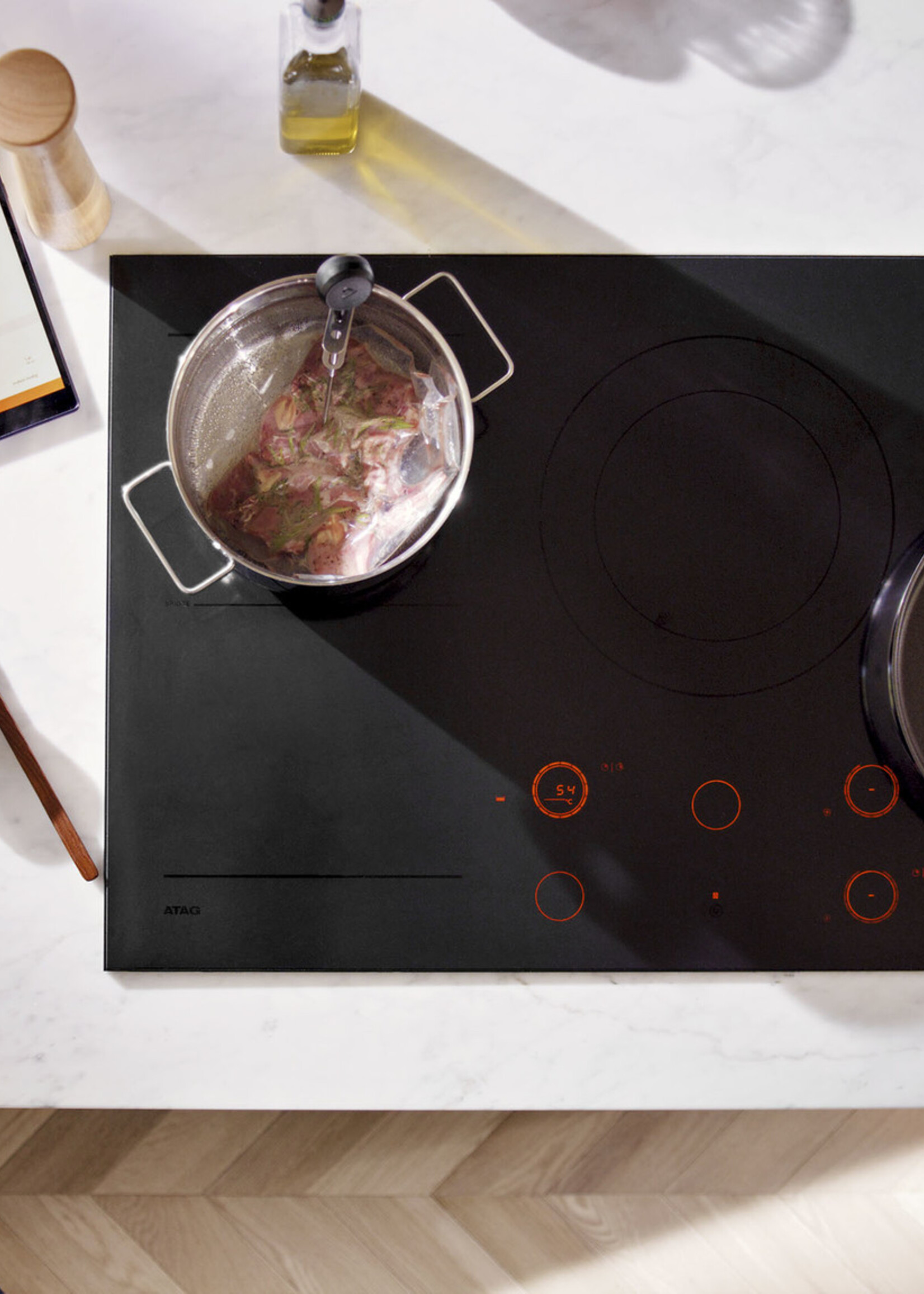 Atag HI28572SV Inductie kookplaat 80 cm