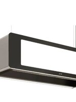 Berbel BIH 95 SKC  Plafondkap Skyline Curve Zwart 95 cm