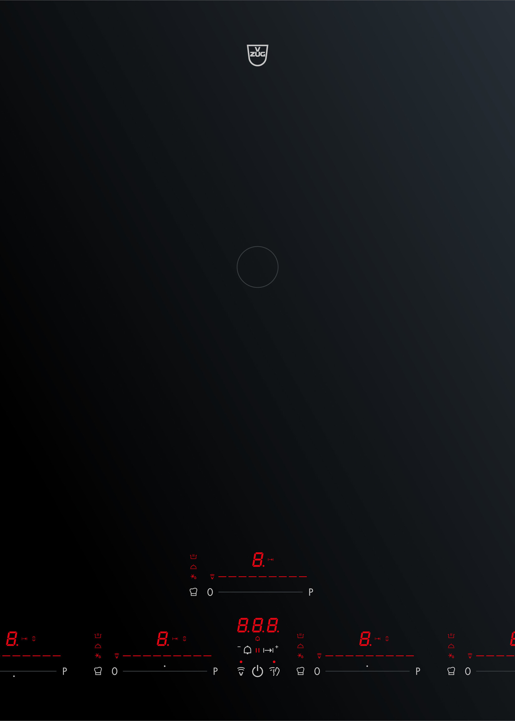 V-ZUG CookTop V6000 i9F5 FullFlex Inbouw inductie kookplaat 90 cm