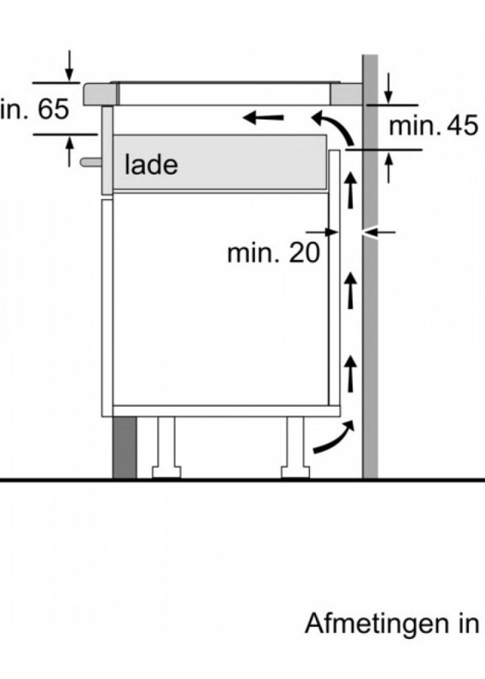 Siemens EH61RBEB6E Inductie Kookplaat 60 cm