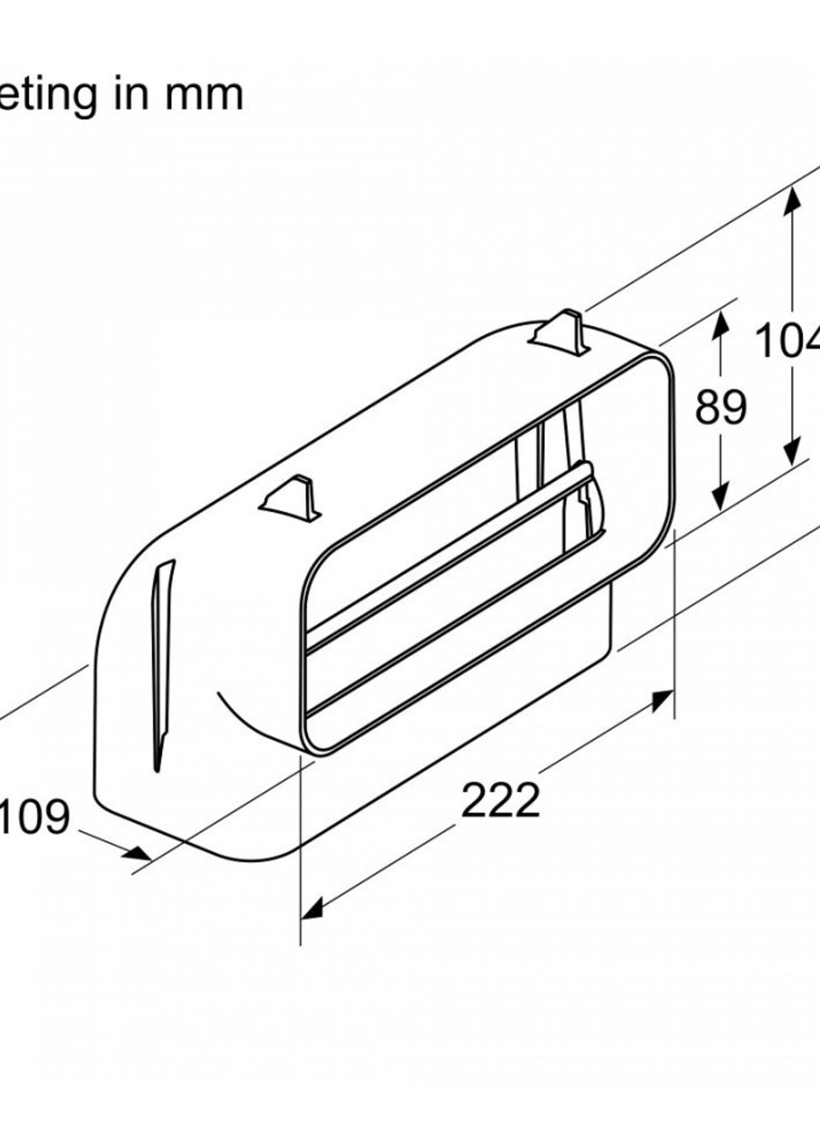 Siemens HZ9VDSB3 Buisbocht onderdeel