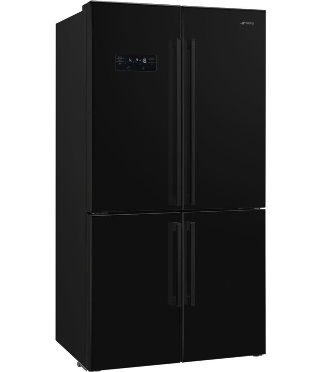 Smeg FQ60NDF side-by-side koelkast zwart