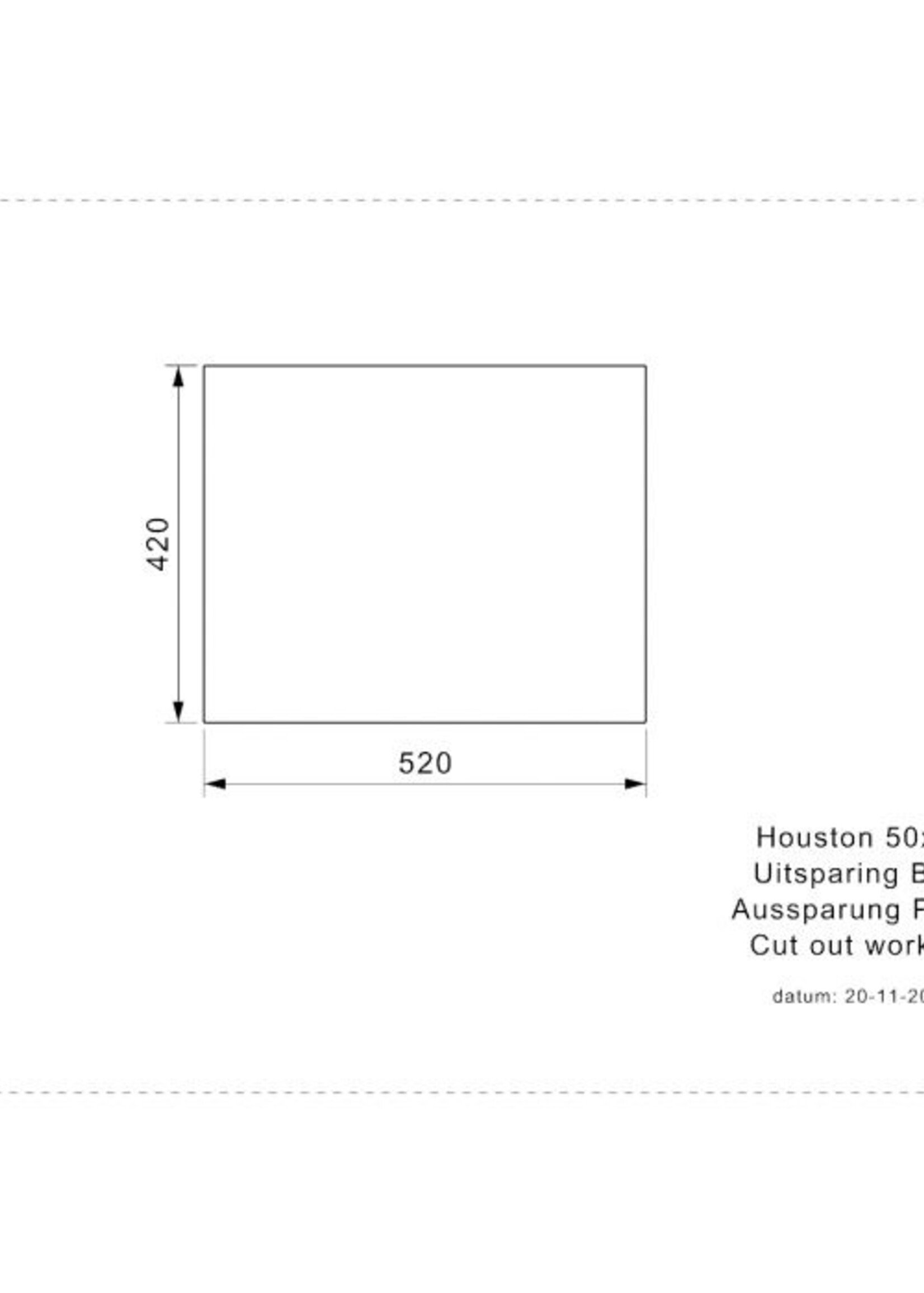 Reginox R32855 Houston 50x40 RVS