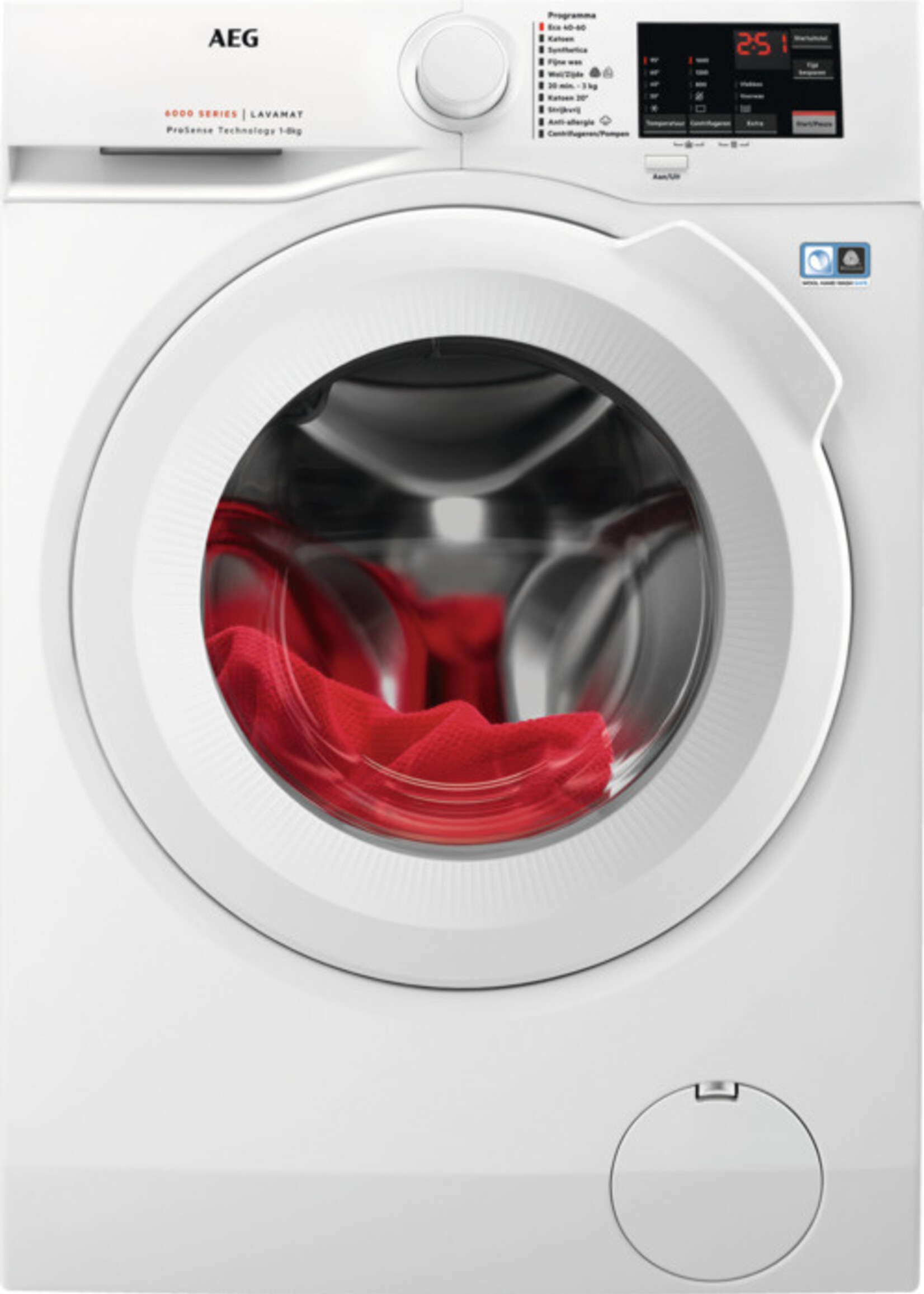AEG LF628600 wasmachine 8 kg