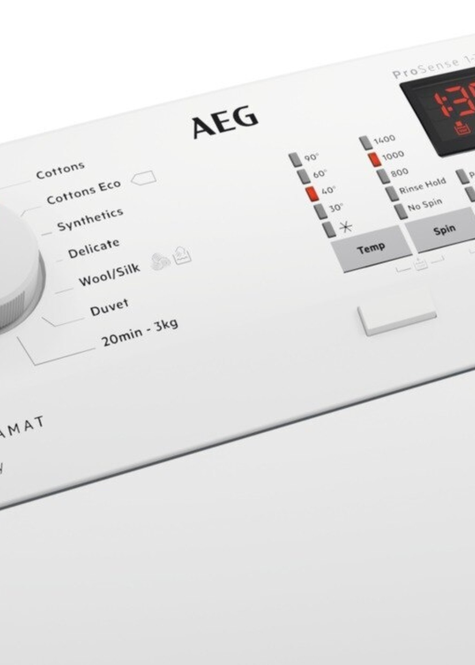 AEG L6TBN62K Wasmachine met  bovenlader 6 kg